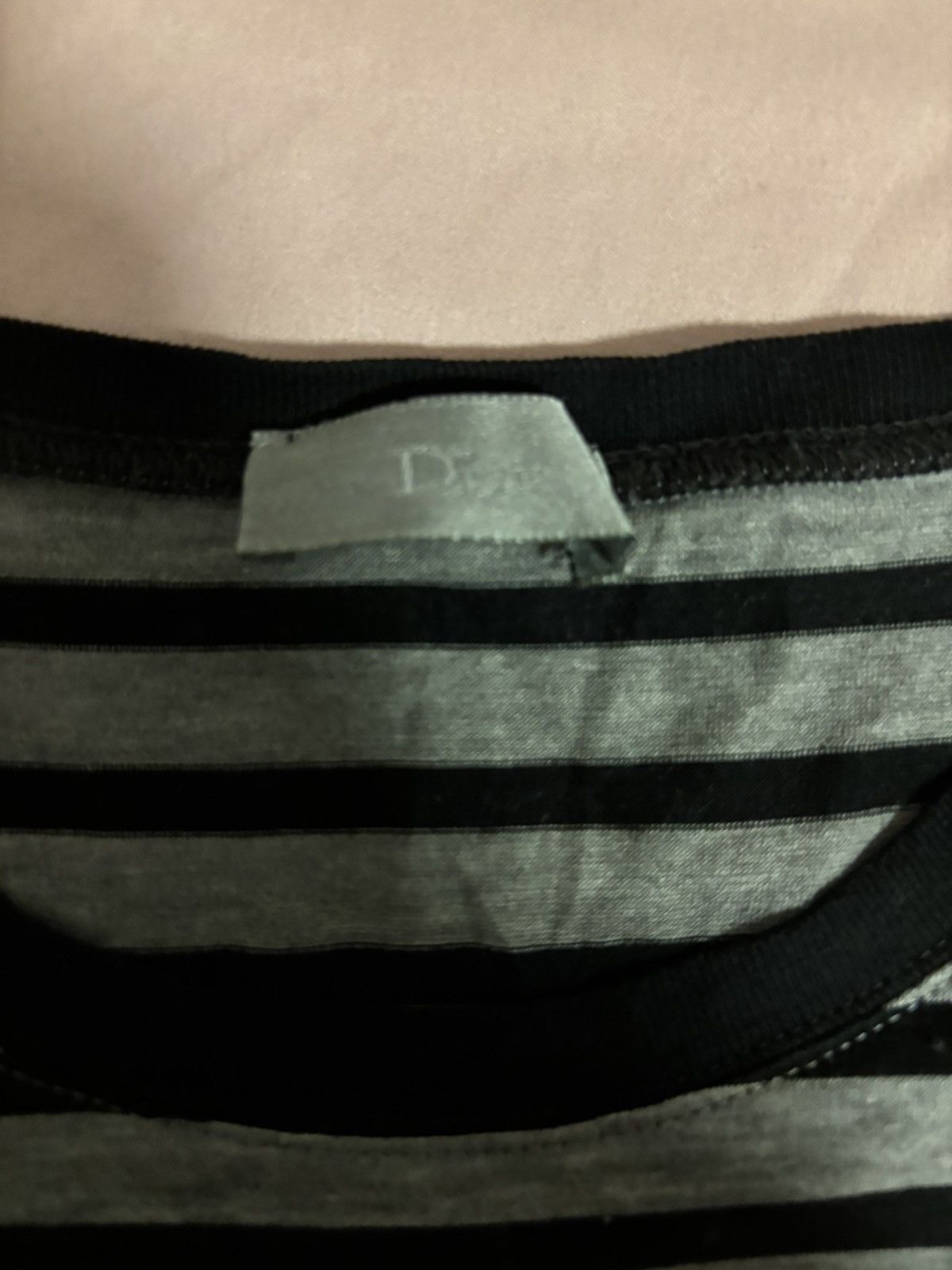 Dior × Hedi Slimane Hedi slimane striped dior t shirt from ss04 strip Size US S / EU 44-46 / 1 - 4 Thumbnail