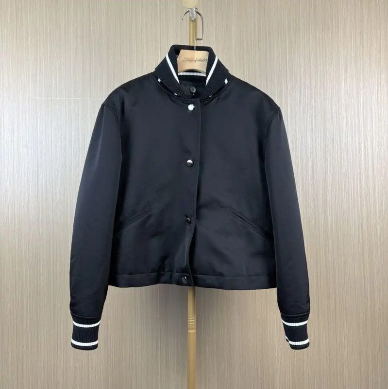 Dior Dior Black Polyester Women's Jacket 0089 Size M / US 6-8 / IT 42-44 - 1 Thumbnail