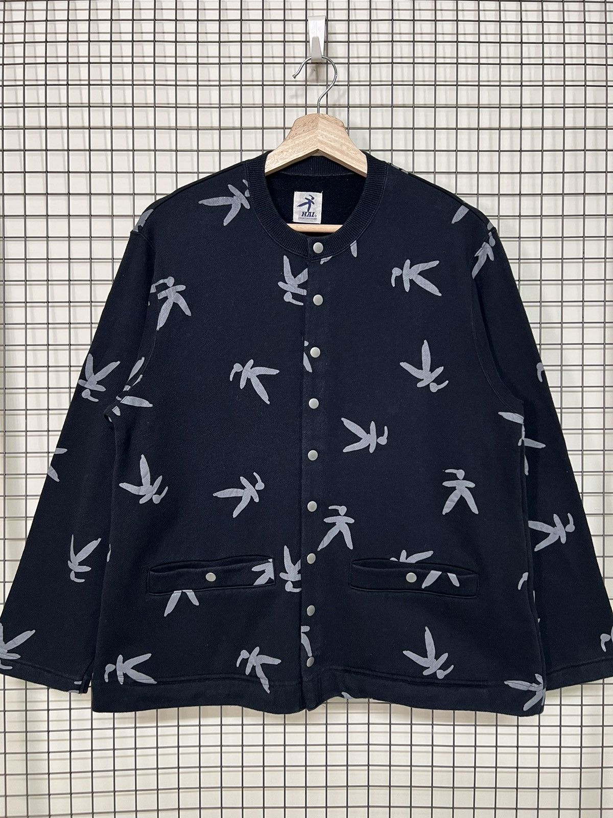 Hai Sporting Gear × Japanese Brand HAI Sporting Gear Full print Button Sweater Size US M / EU 48-50 / 2 - 2 Thumbnail