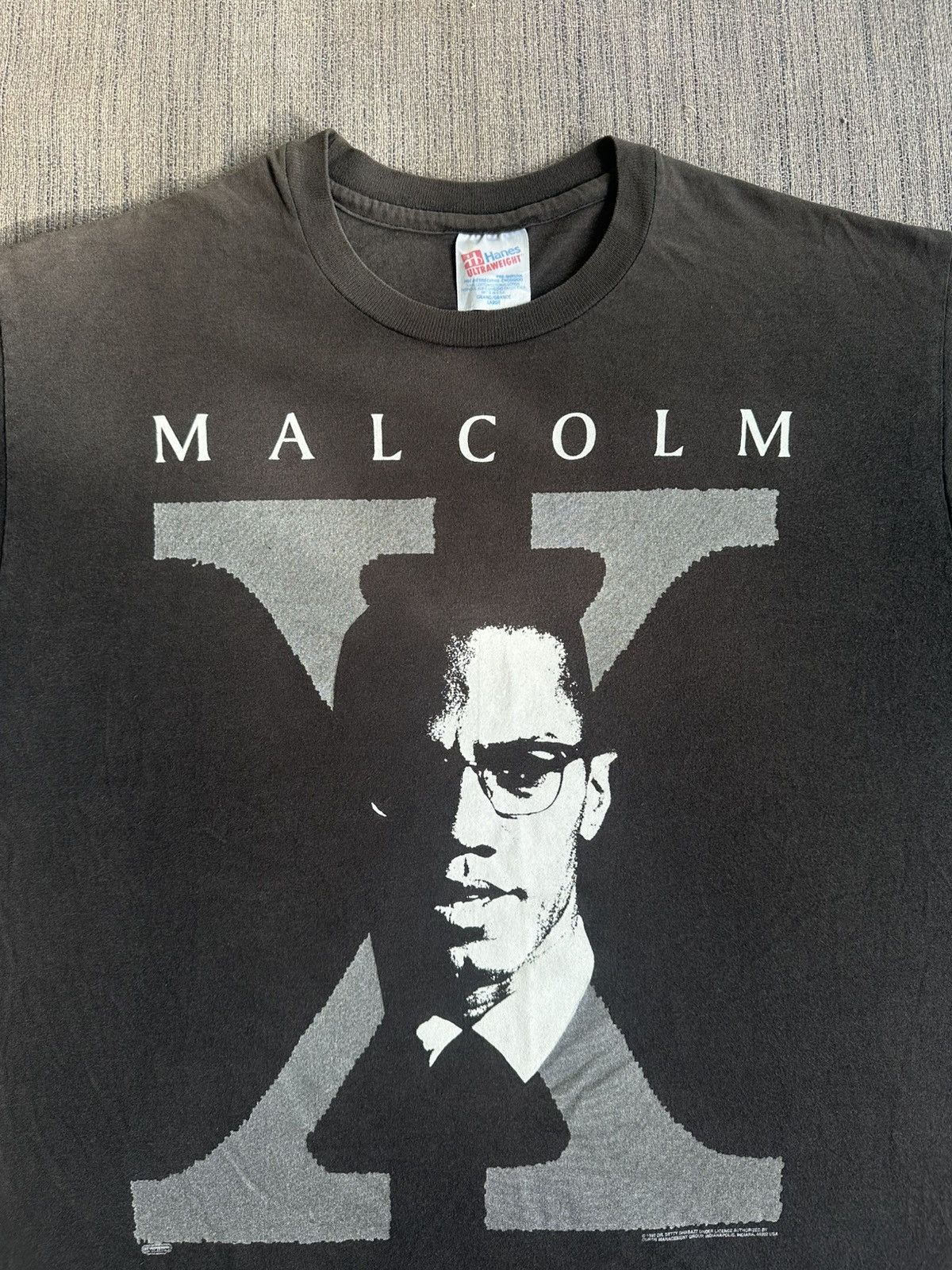 Rap Tees Vintage 90’s Malcom X Big Face Rap Tees USA Size US L / EU 52-54 / 3 - 3 Thumbnail