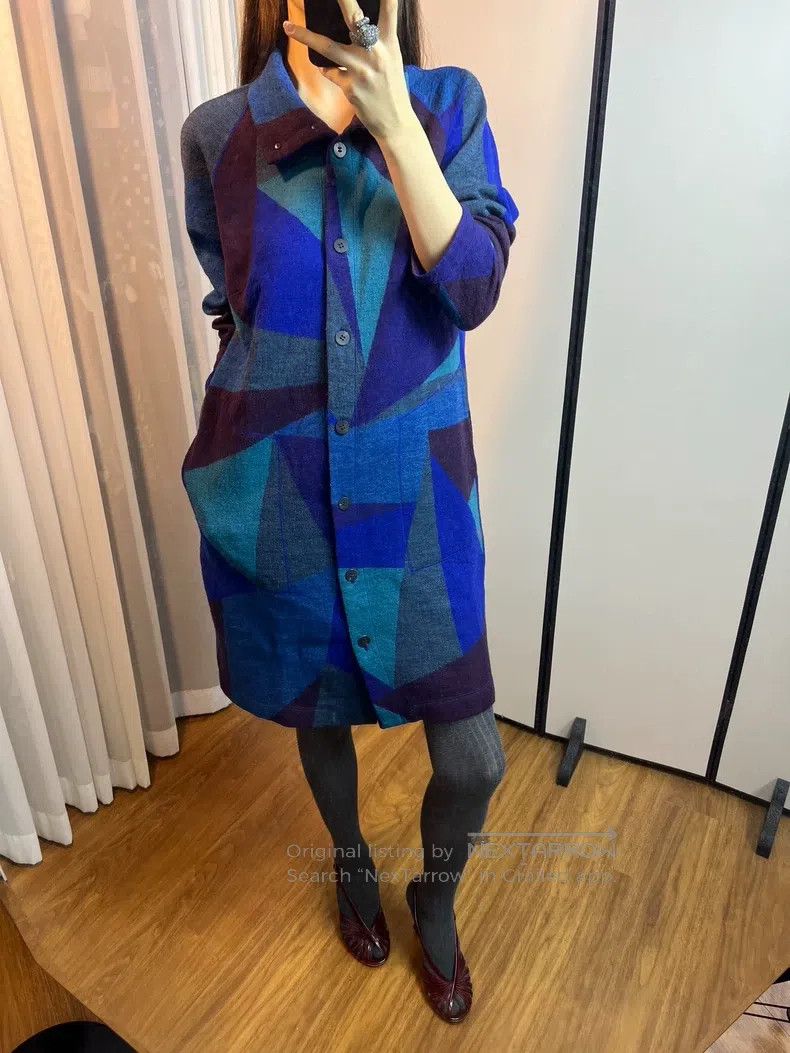 Issey Miyake Issey Miyake Wool Jacket Dress Size M / US 6-8 / IT 42-44 - 8 Thumbnail