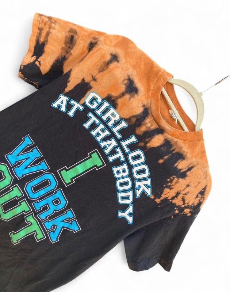 Band Tees Y2K LMAFO Tie-Dye Humor Graphic Tee Orange and Blue Tiedye Size US L / EU 52-54 / 3 - 4 Thumbnail