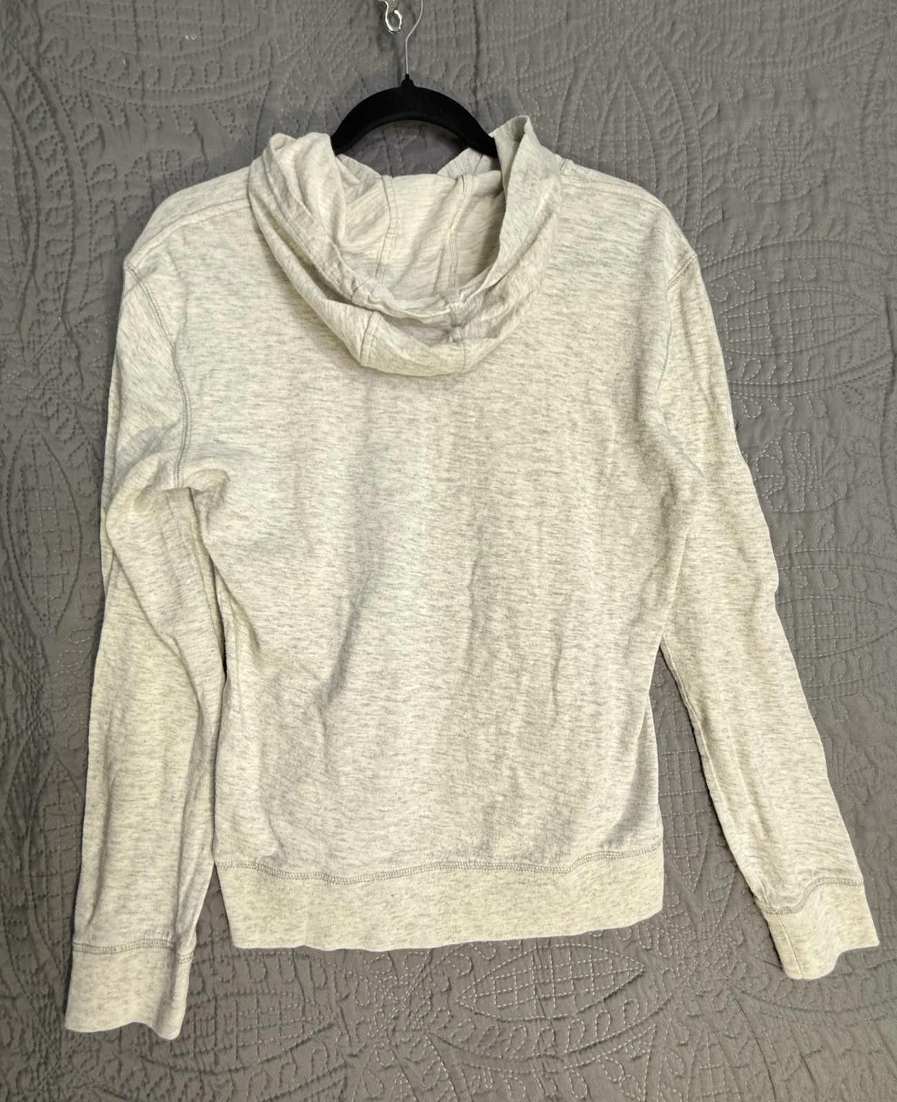 Vince VINCE Size S Light Grey Slub Cotton knit Hoodie Size US S / EU 44-46 / 1 - 2 Thumbnail