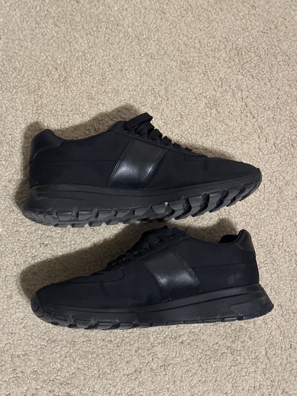 Prada PRADA Nylon TECH Black Trainers 2EG 350 Men Size US 9.5 / EU 42-43 - 3 Thumbnail