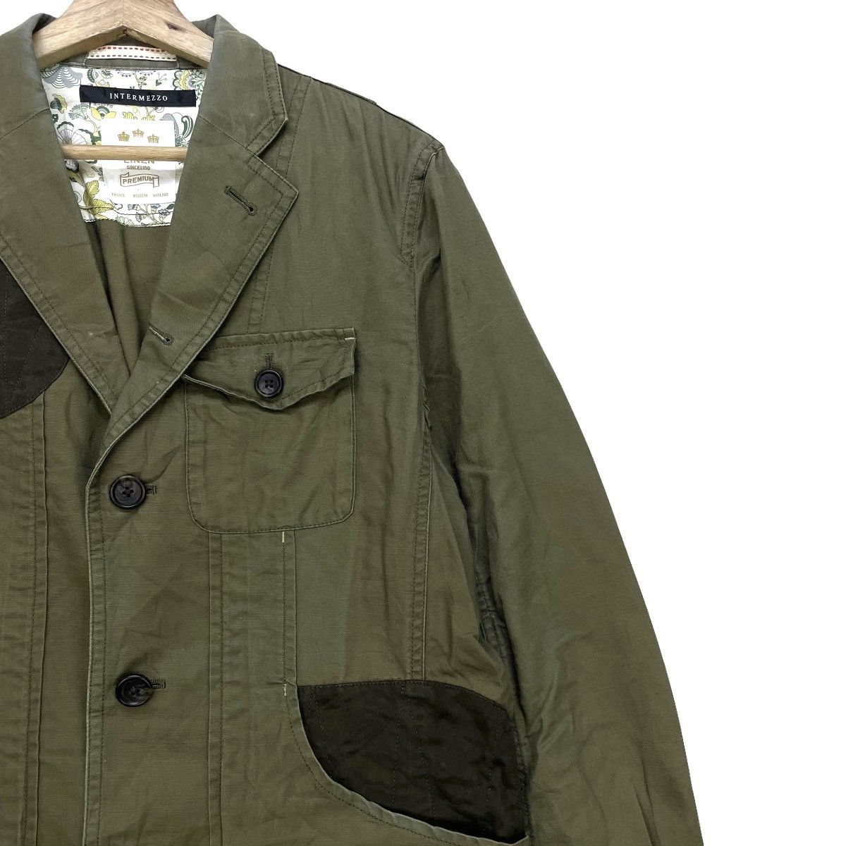 Issey Miyake × Japanese Brand 💥Rare Japanese Brand Intermezzo Pacthwork Style Jacket Size US M / EU 48-50 / 2 - 5 Thumbnail