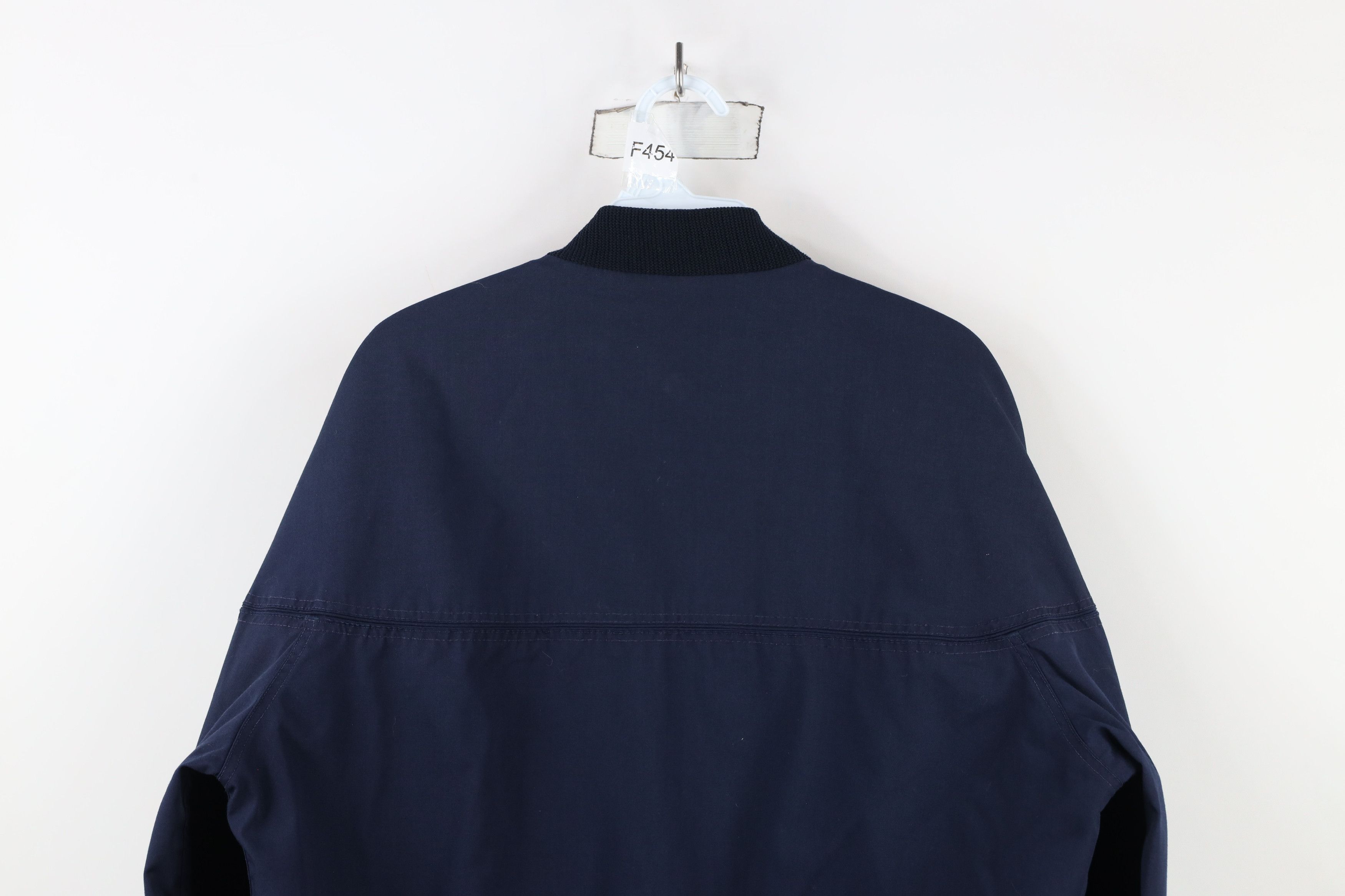 Vintage Vintage 70s Streetwear Flannel Lined Bomber Jacket Blue USA Size US L / EU 52-54 / 3 - 12 Thumbnail
