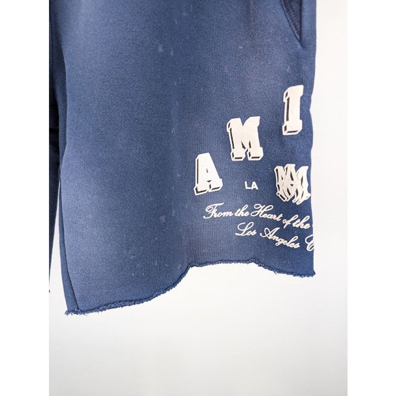 Amiri o1rshd1 Vintage Collegiate Shorts in Blue Size US 30 / EU 46 - 11 Thumbnail