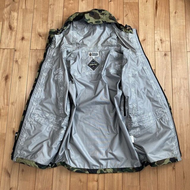 Bape × Goretex BAPE × GORE-TEX 1st camo green hoodie snowboard jacket APE Size US L / EU 52-54 / 3 - 7 Thumbnail