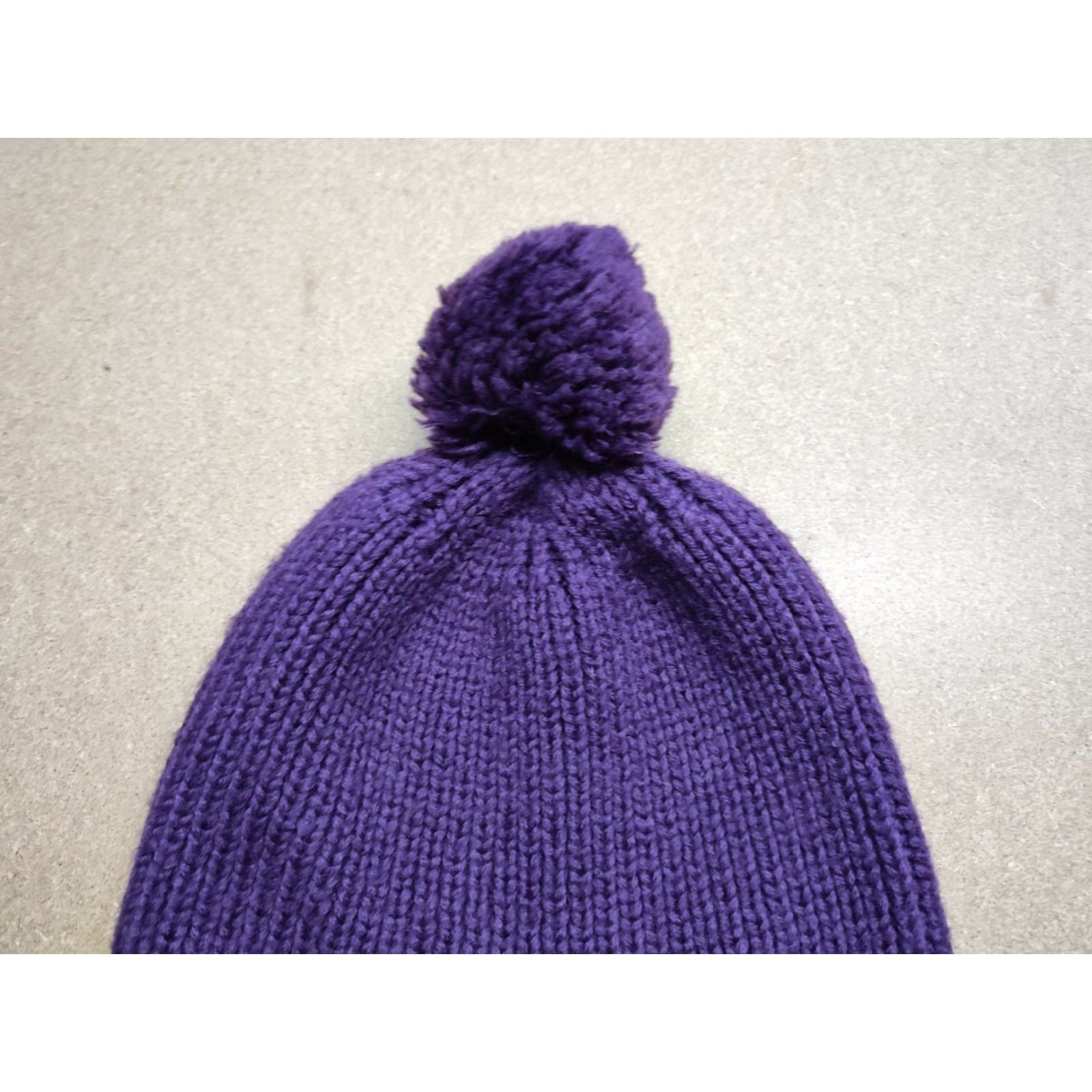 Vintage VINTAGE Bergans of Norway Beanie Hat One Size Purple Thermal Winter Skumring Pom Knit Unisex Adults Mens Womens Boys Girls Size ONE SIZE - 3 Thumbnail