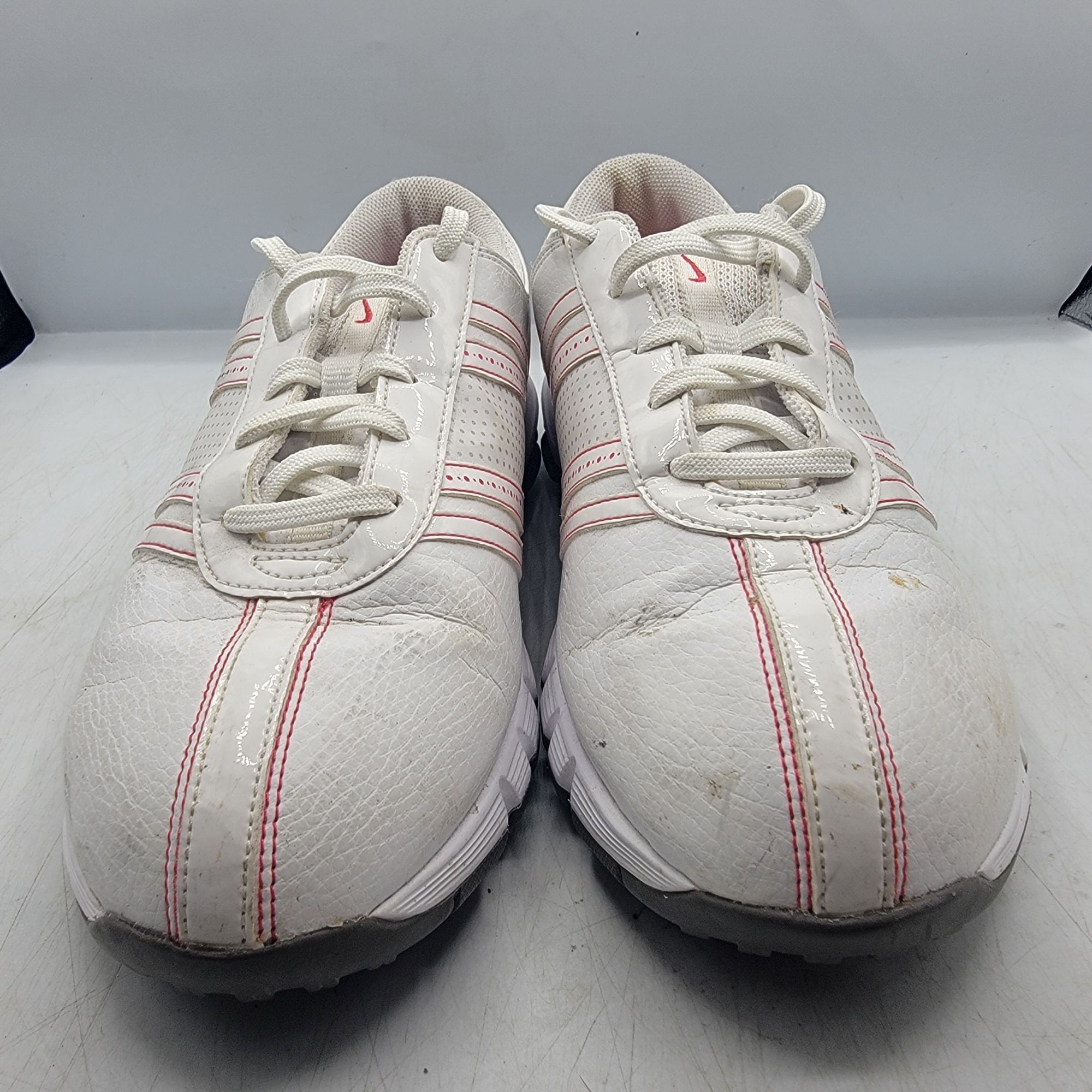 Nike Nike Delight Womens 9.5 White Red Golf Shoes Summer Sports O Size US 9.5 / IT 39.5 - 2 Thumbnail