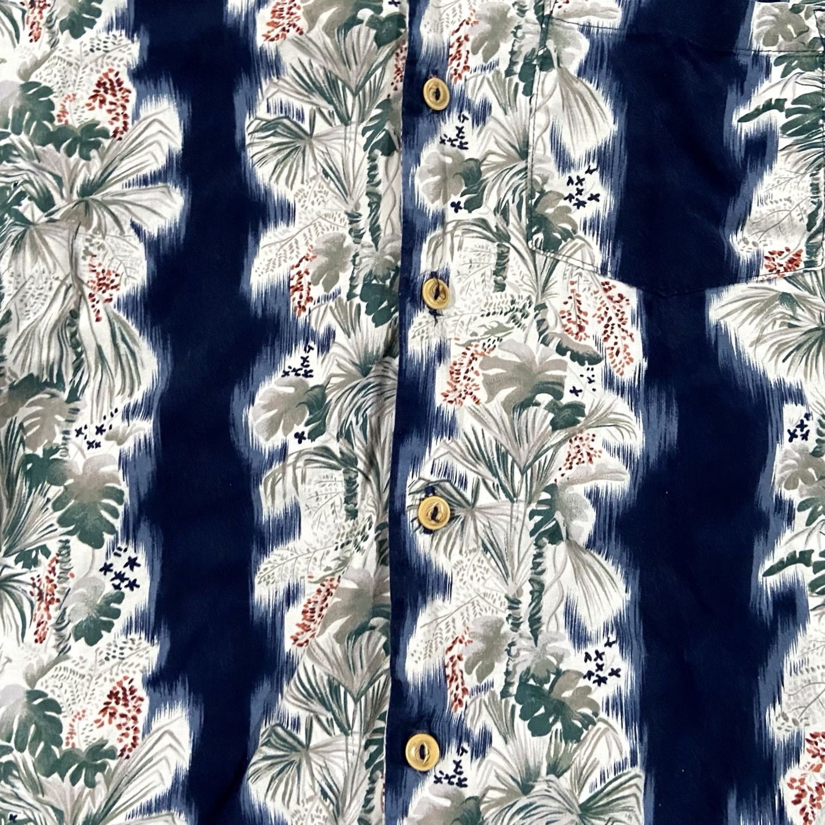 Vintage VINTAGE QUE HAWAIIAN SHIRT MENS MEDIUM BLUE CHECK PALM TREES MADE IN USA BUTTON UP Shirt Men's Blue Check Hawaiian Beach Aloha 90s Womens? Size US M / EU 48-50 / 2 - 2 Thumbnail