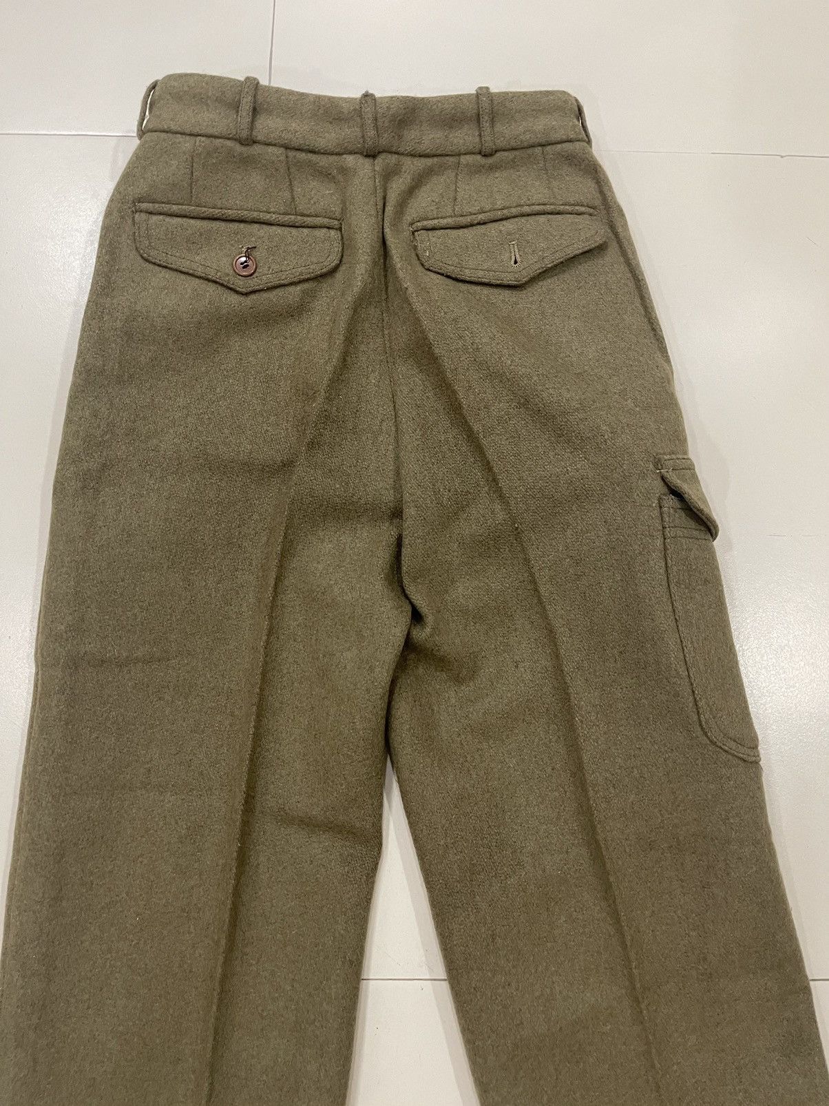 Valentino TRUE VINTAGE HEAVY WOOL PANTS BEIGE VALENTINO Size US 26 / EU 42 - 6 Thumbnail