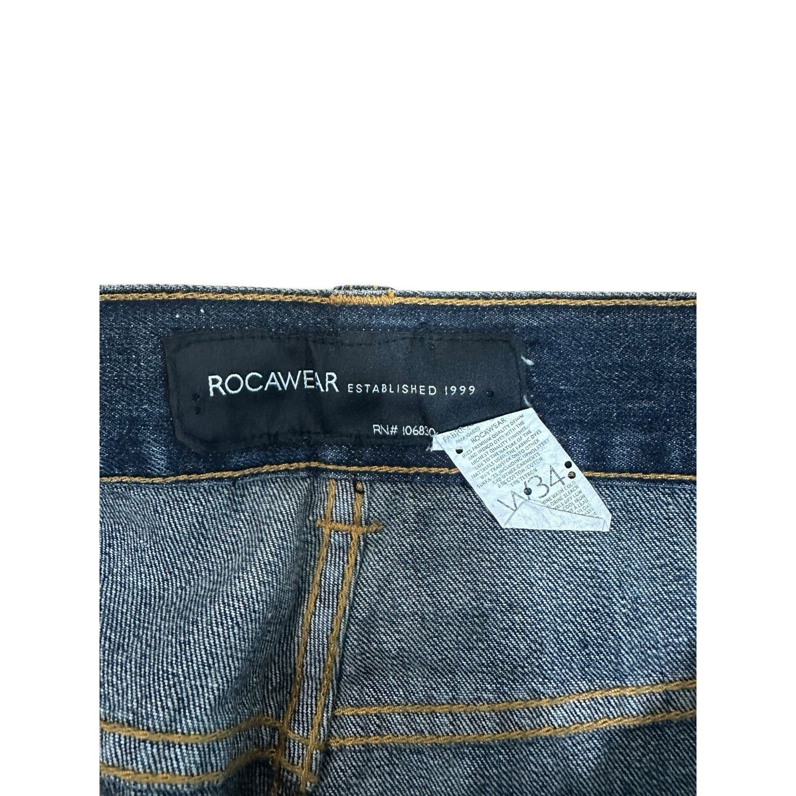 Rocawear Vintage Y2K Rocawear Jeans Mens Denim Baggy Hip Hop Indigo W Size US 34 / EU 50 - 5 Thumbnail