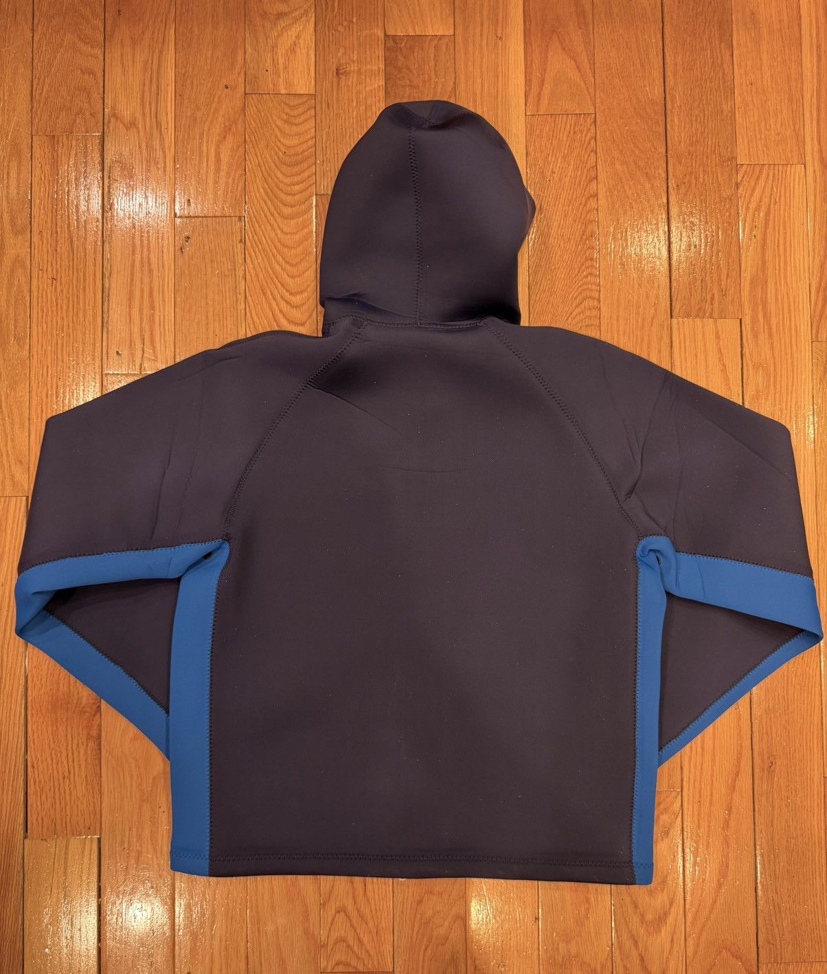 Stussy × Wales Bonner Stussy x Wales bonner neoprene hoodie navy Size US M / EU 48-50 / 2 - 2 Thumbnail