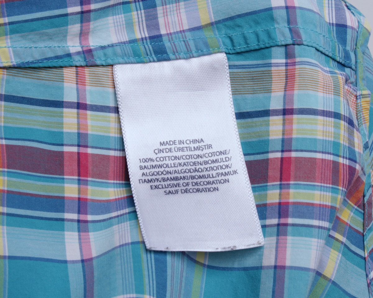 Polo Ralph Lauren × Ralph Lauren RALPH LAUREN Multicolor Plaid Button Long Sleeve Slim Shirt Size US M / EU 48-50 / 2 - 10 Thumbnail