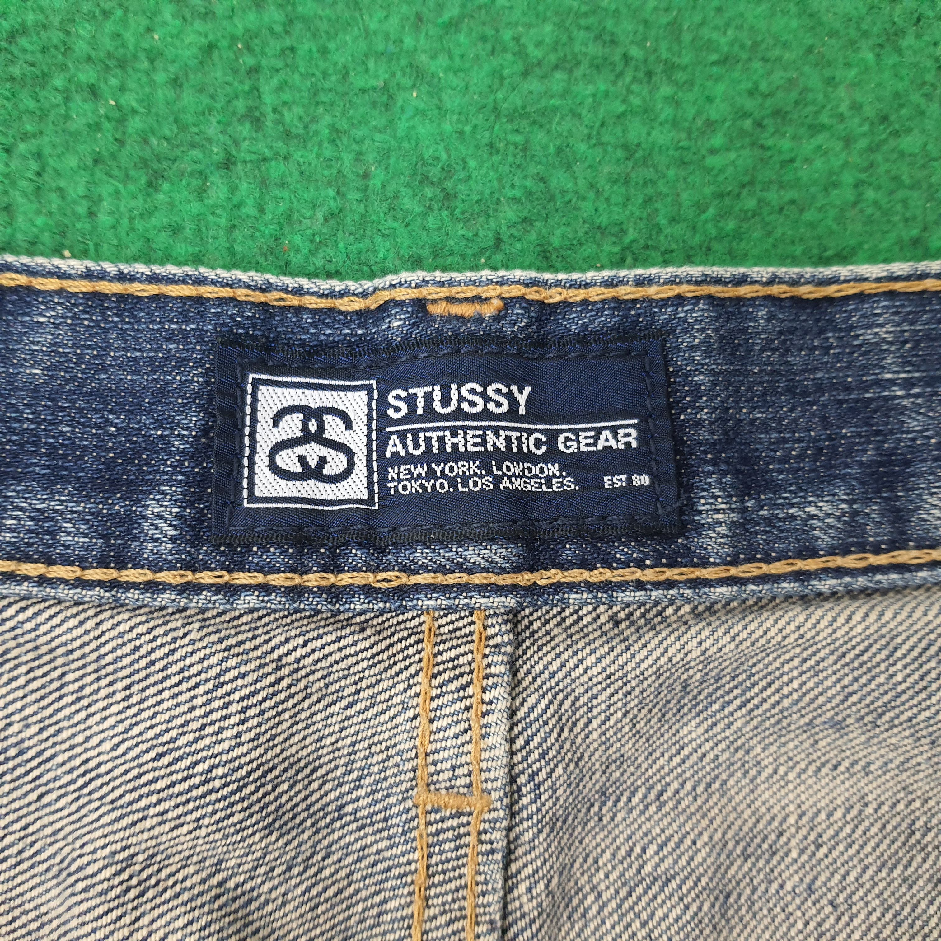 Stussy Vintage Stussy Streetwear Custom Logo Jeans C228N17 Size US 30 / EU 46 - 9 Thumbnail
