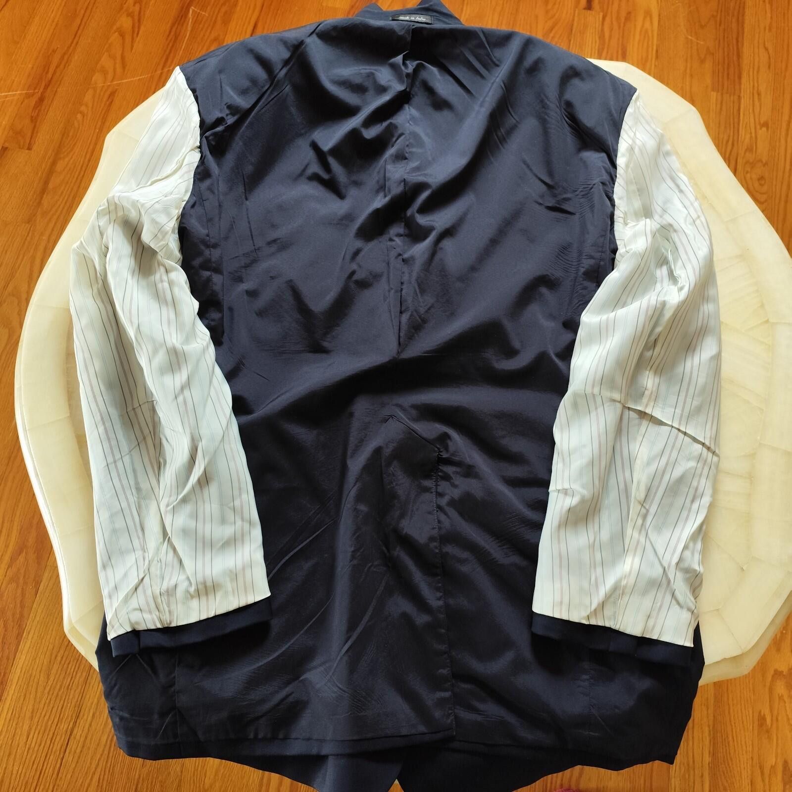 Lauren Ralph Lauren Lauren Ralph Lauren Navy Blue Blazer Gold Buttons 46L Size 46L - 8 Thumbnail