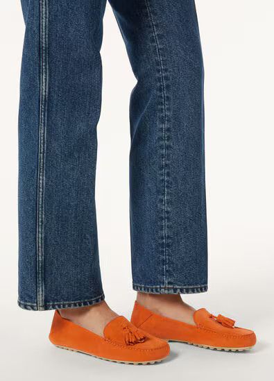 Loro Piana o1srvl11e0725 Dot Sole Walk Loafers in Orange Size US 11 / IT 41 - 2 Thumbnail