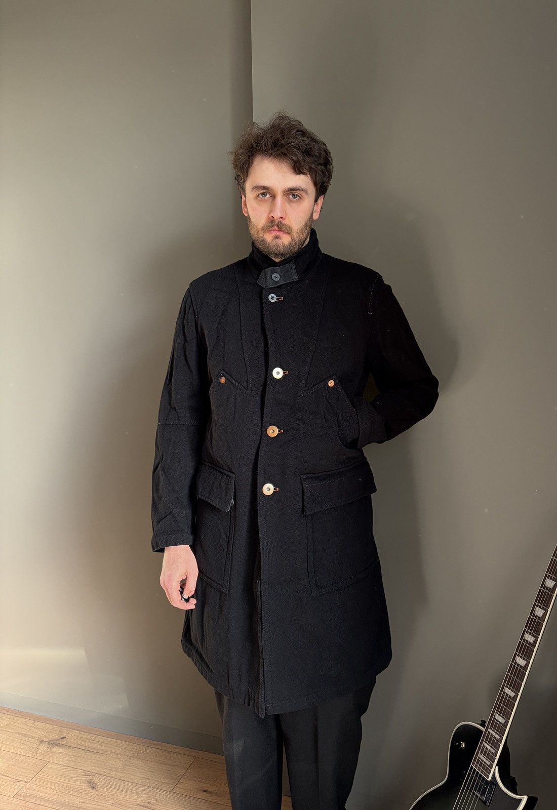 Marithe + Francois Girbaud Marithe + Francois Girbaud Military Style Wool Overcoat Size US L / EU 52-54 / 3 - 15 Thumbnail