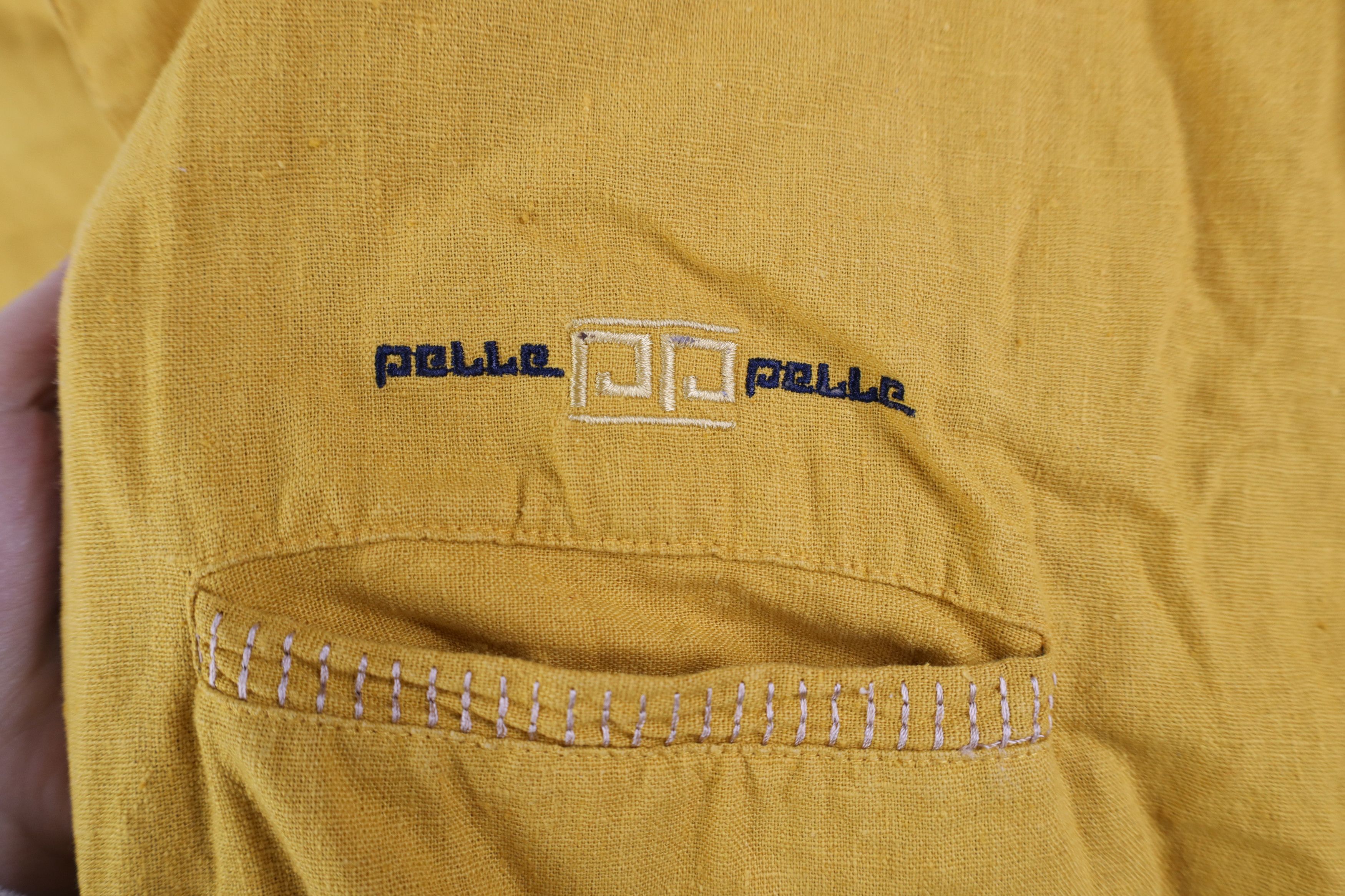 Pelle Pelle Vintage 90s Pelle Pelle Spell Baggy Collared Button Shirt Size US XL / EU 56 / 4 - 4 Thumbnail