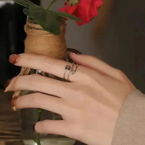 Anime 925 Sterling Silver Rings Jewelry Size ONE SIZE - 3 Thumbnail