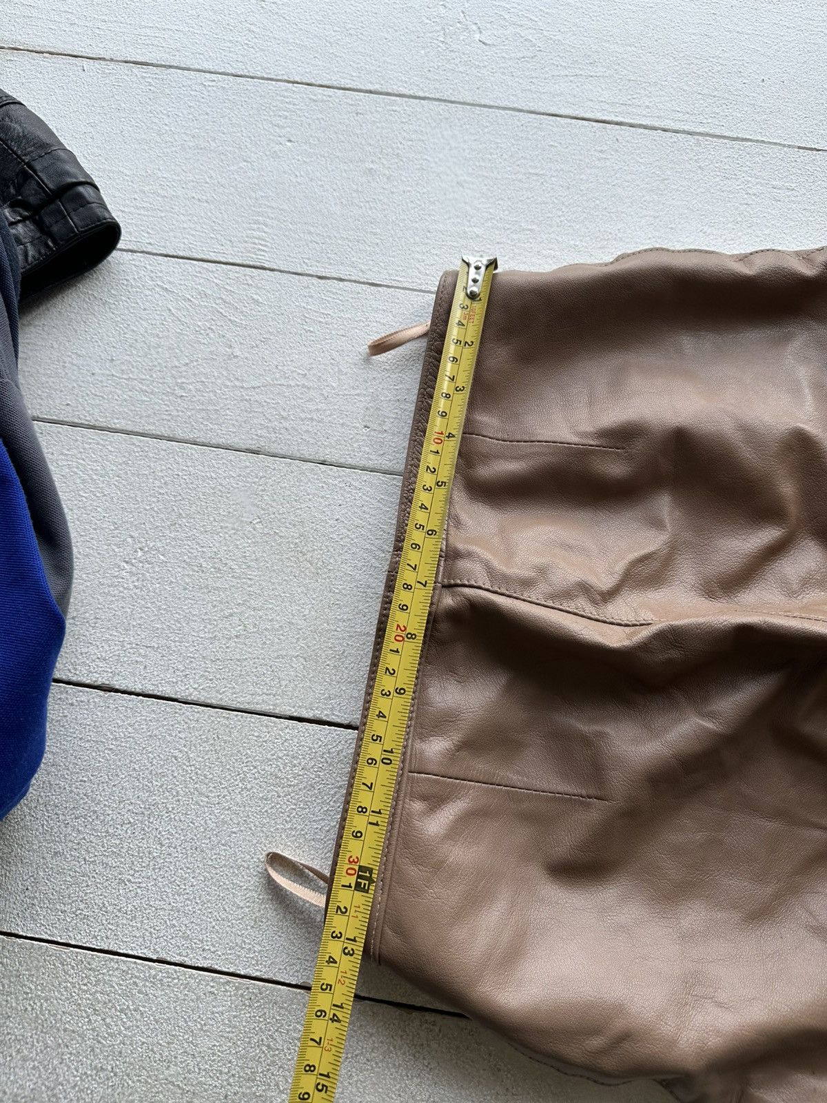 Leather × Vintage 🚨Vintage leather pants motorcycles BROWN LUXURY Y2K Size 25" / US 0 / IT 36 - 15 Thumbnail