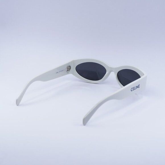 Celine Celine CL40288I 25A MONOCHROMS Sunglasses Ivory Cat Eye Size ONE SIZE - 9 Thumbnail
