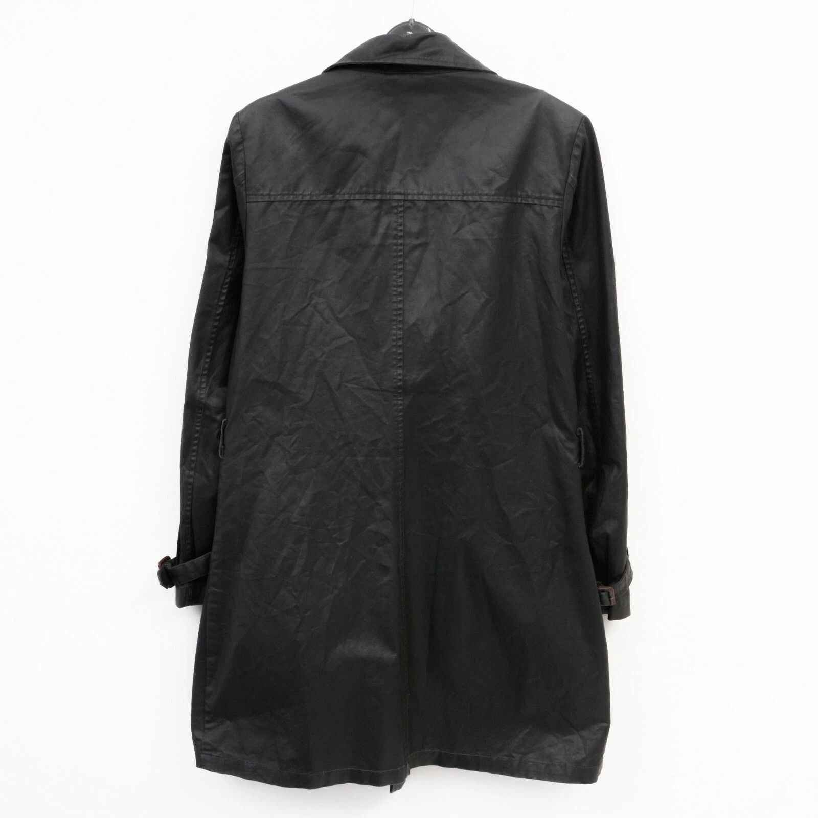 Maison Scotch Women Size 3 Jacket L Cotton Trench Coat Raincoat Mac Cotton Size L / US 10 / IT 46 - 3 Thumbnail