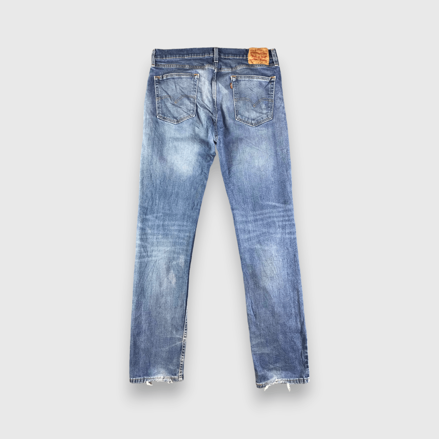 Levi's Vintage Blue Wash Levis 514 Jeans-J4517 Size US 35 - 2 Thumbnail