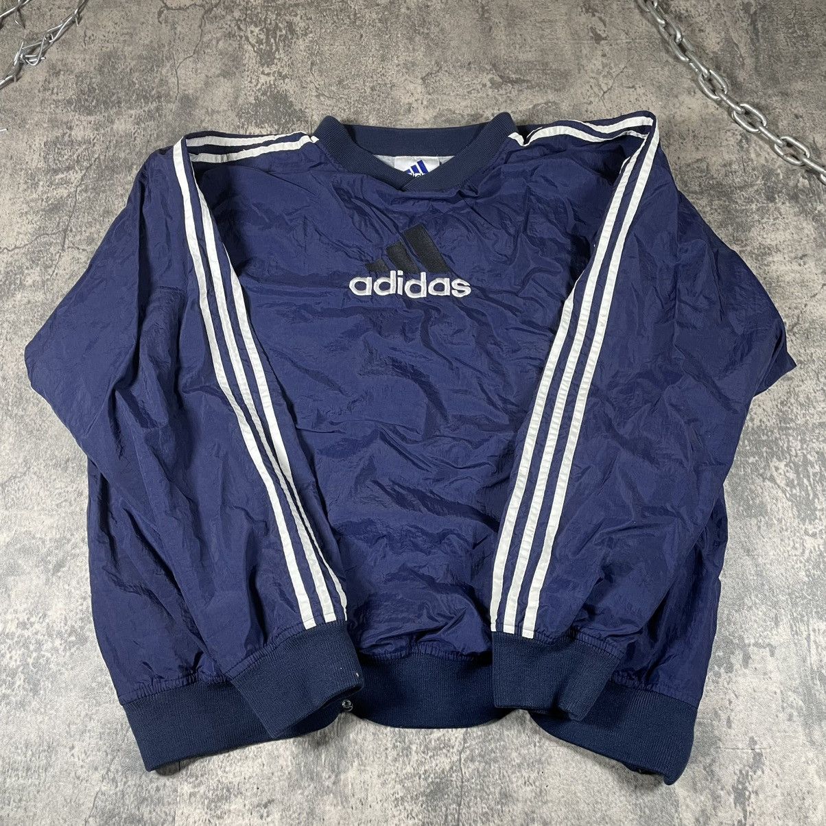 Adidas Adidas Vintage 90s Track jacket Size US L / EU 52-54 / 3 - 2 Thumbnail