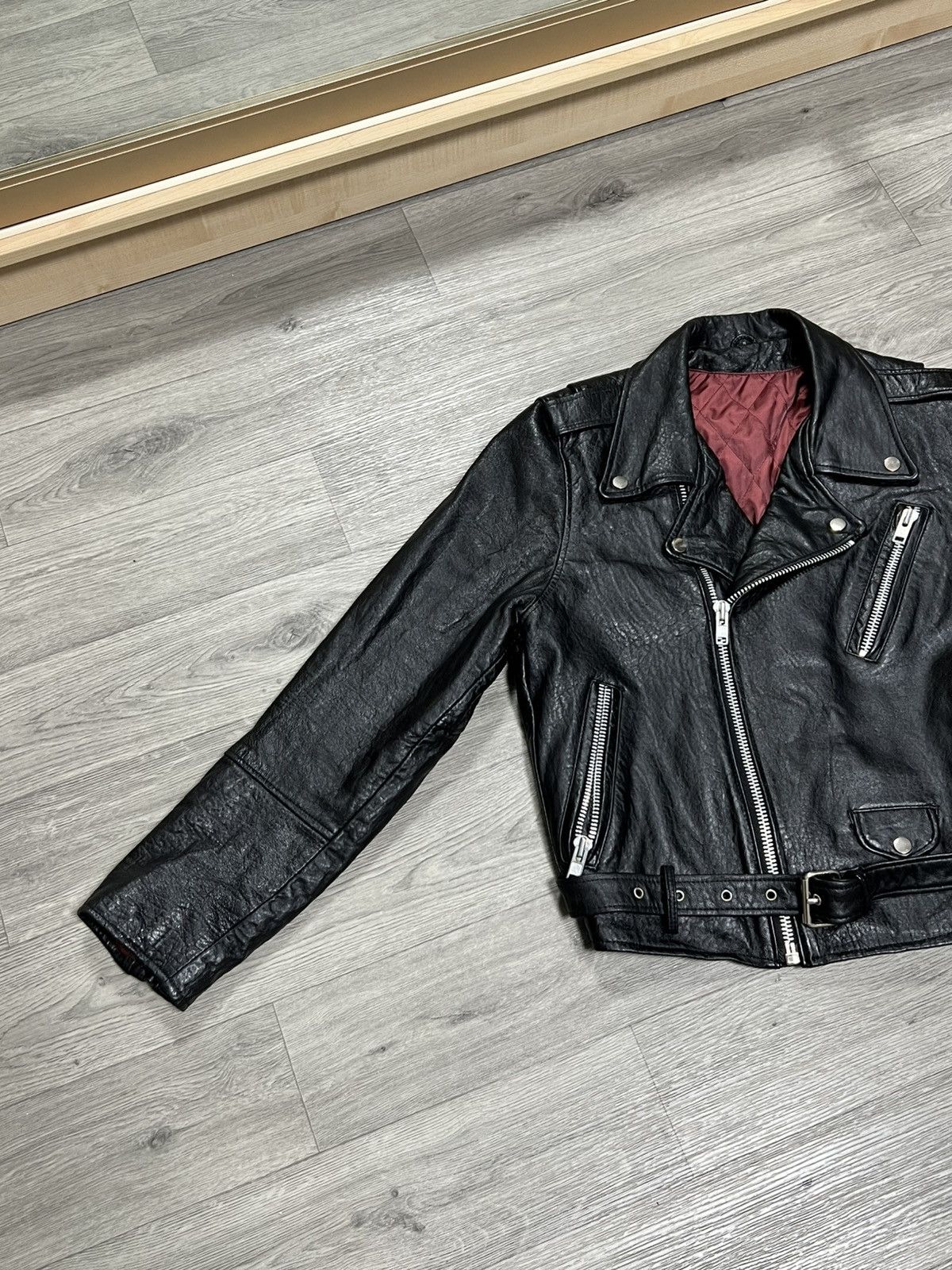Vintage Motorcycle leather vintage men’s jacket Size US M / EU 48-50 / 2 - 2 Thumbnail