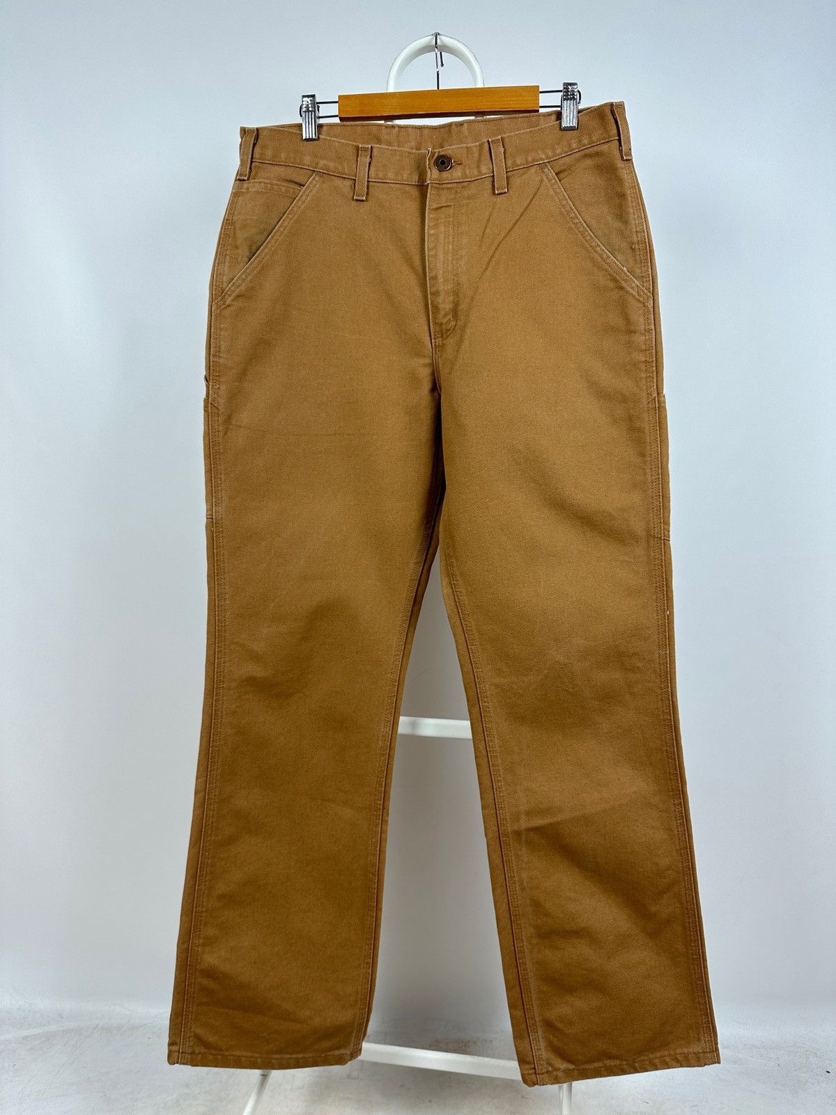 Carhartt Vintage Carhartt Single Knee Mustard Cargo Pants Size US 34 / EU 50 - 2 Thumbnail