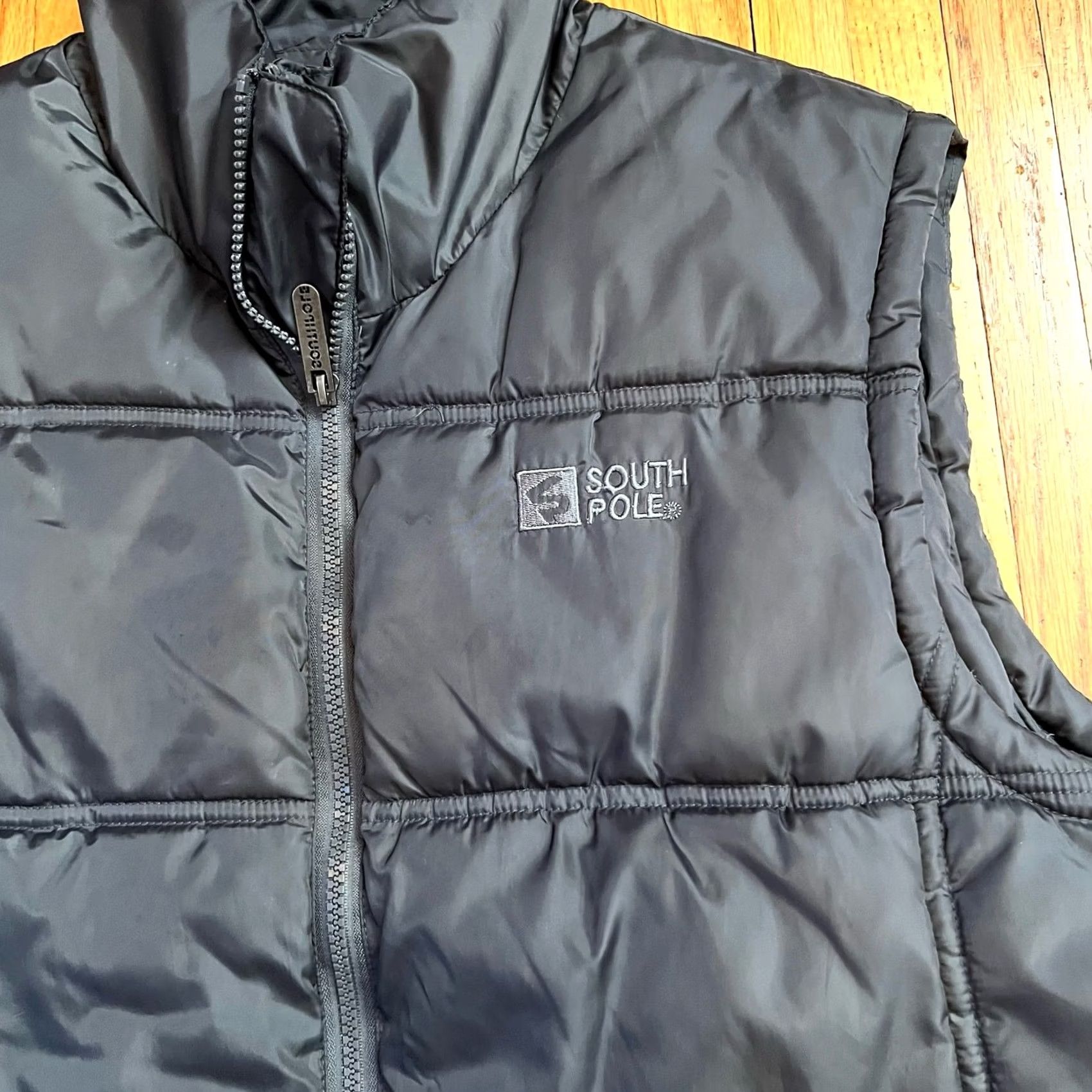 Southpole South Pole Puffer Vest Mens Large Gray X-Pedition Jacket Size US L / EU 52-54 / 3 - 2 Thumbnail