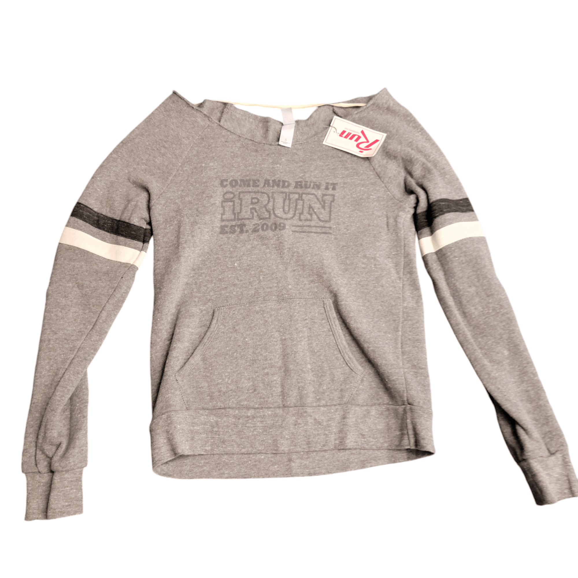 NBDN Nobrandedon 5 for 25 NEW I Run Cutoff Super Soft Sweatshirt sz S Size S / US 4 / IT 40 - 1 Thumbnail