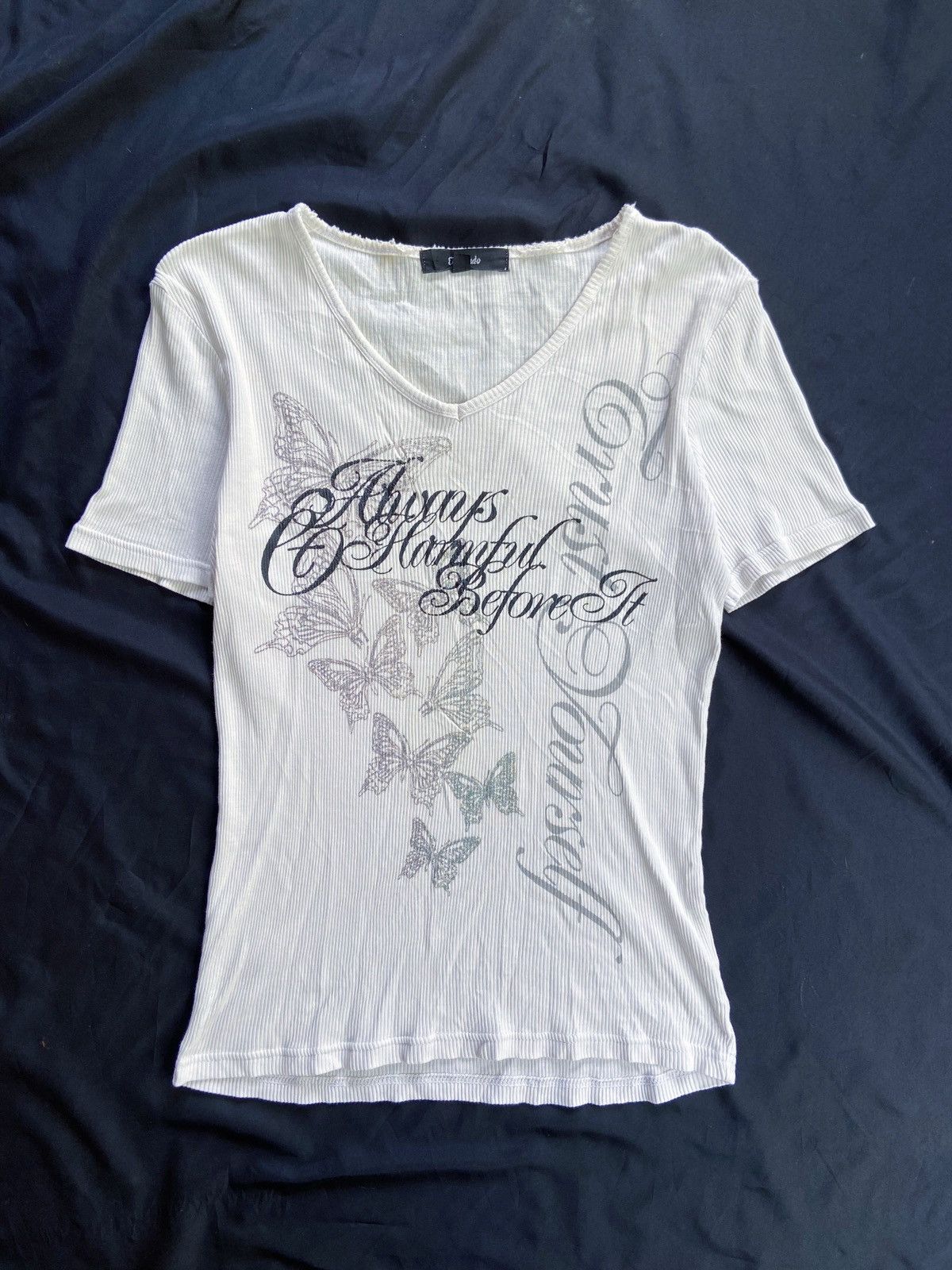 Japanese Brand 🌸TRUST YOURSELF POEM TEE Size US S / EU 44-46 / 1 - 1 Thumbnail