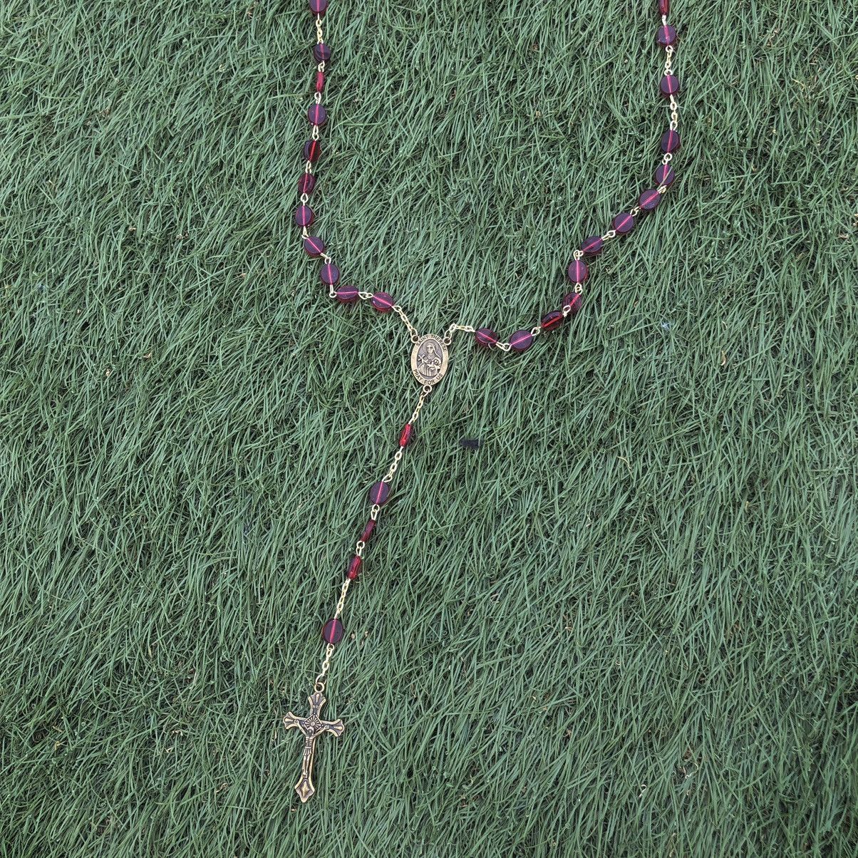 Vintage Catholic rosary bead Size ONE SIZE - 2 Thumbnail