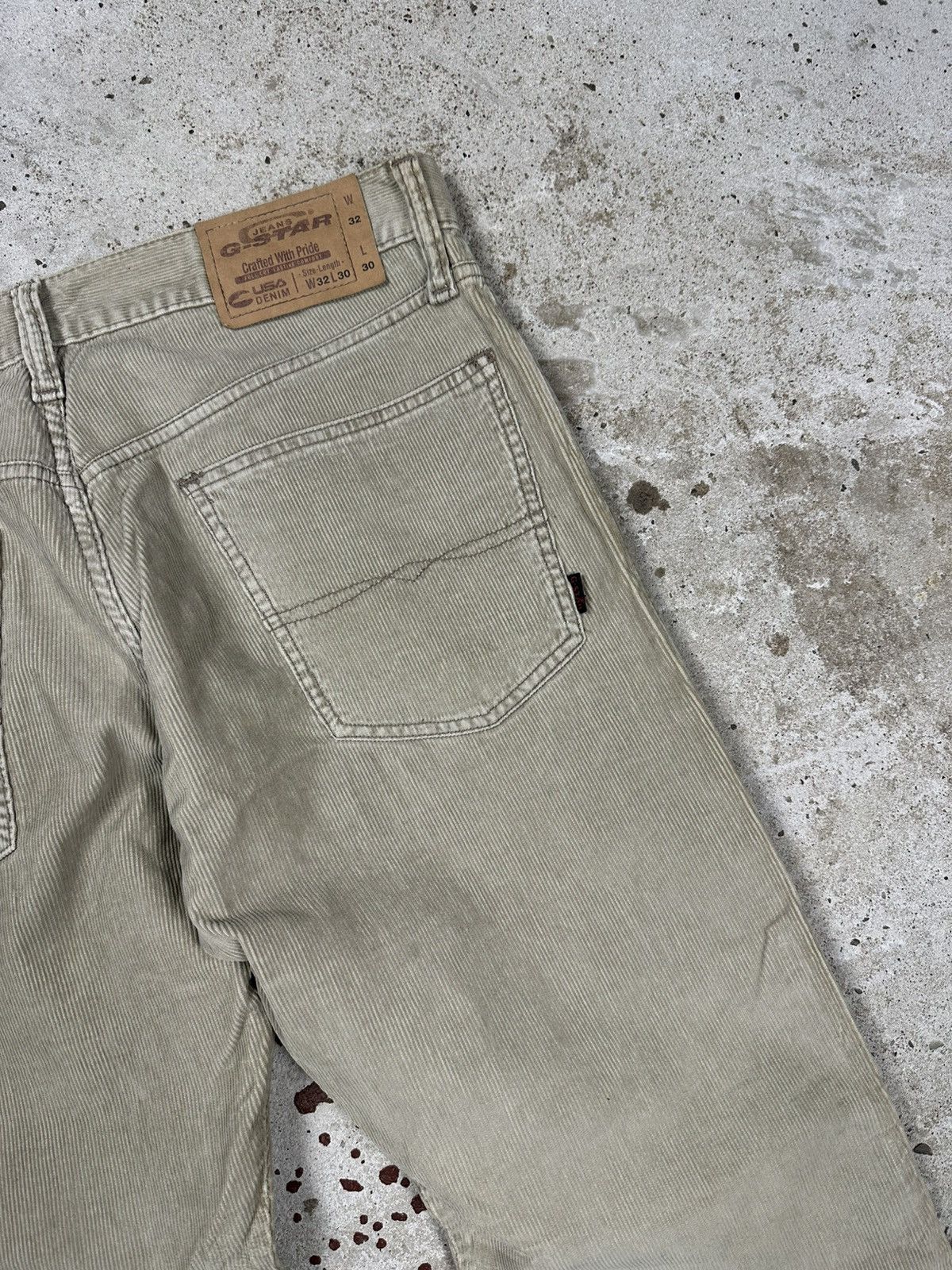 G-Star Vintage Y2K G Star Raw S C Flare Corduroy Pants Bootcut Size US 32 / EU 48 - 15 Thumbnail