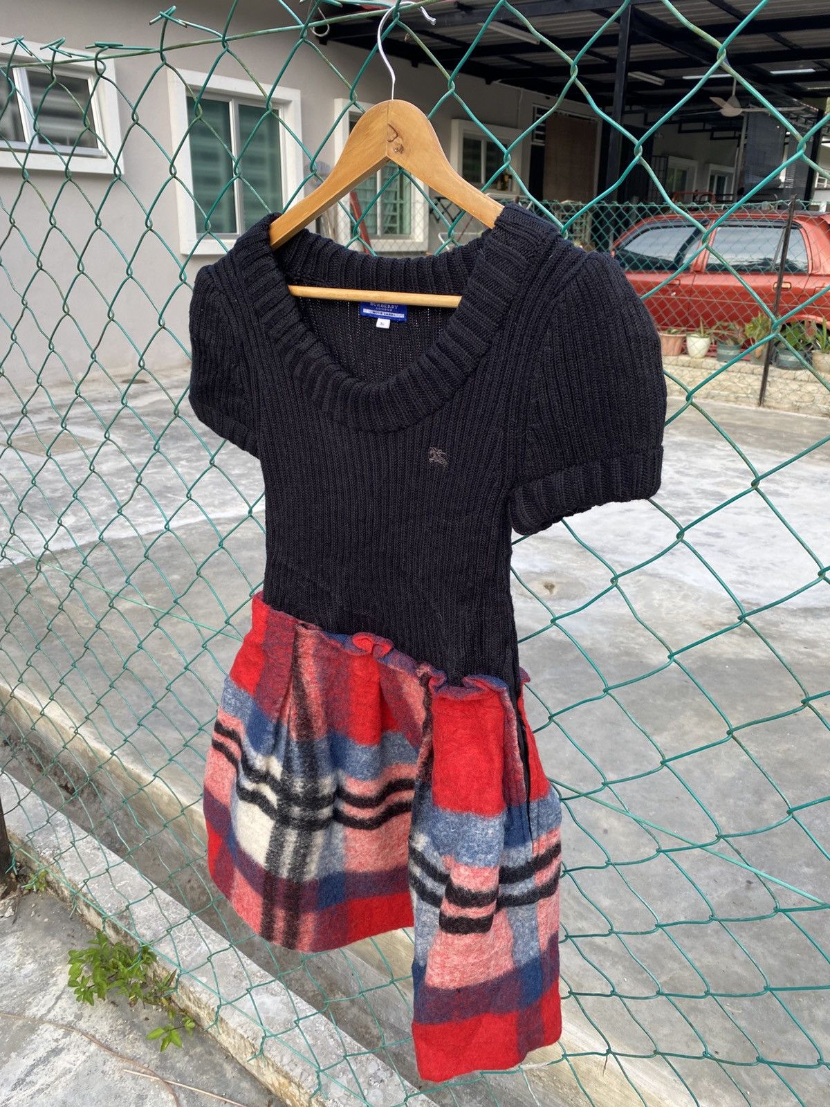 Burberry × Vintage Burberry blue label mini dresses Size S / US 4 / IT 40 - 3 Thumbnail