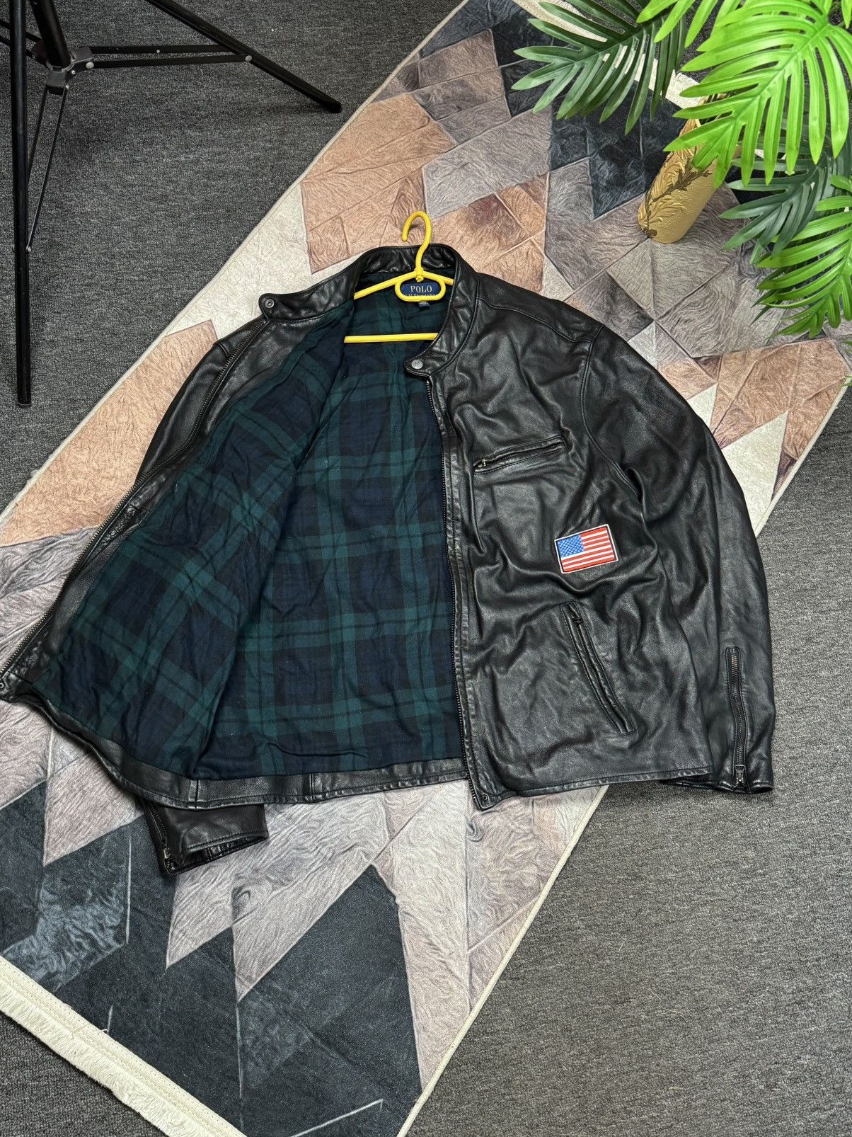 Polo Ralph Lauren Polo Ralph Lauren Leather Racer Moto Biker Jacket Size XXL Size US XXL / EU 58 / 5 - 21 Thumbnail