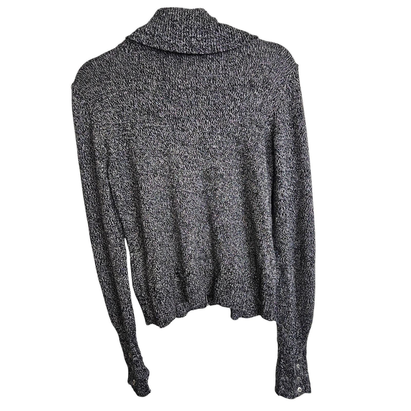 White House Black Market White House Black Market Womens Wool Zip Sweater Jacket M Size M / US 6-8 / IT 42-44 - 8 Thumbnail