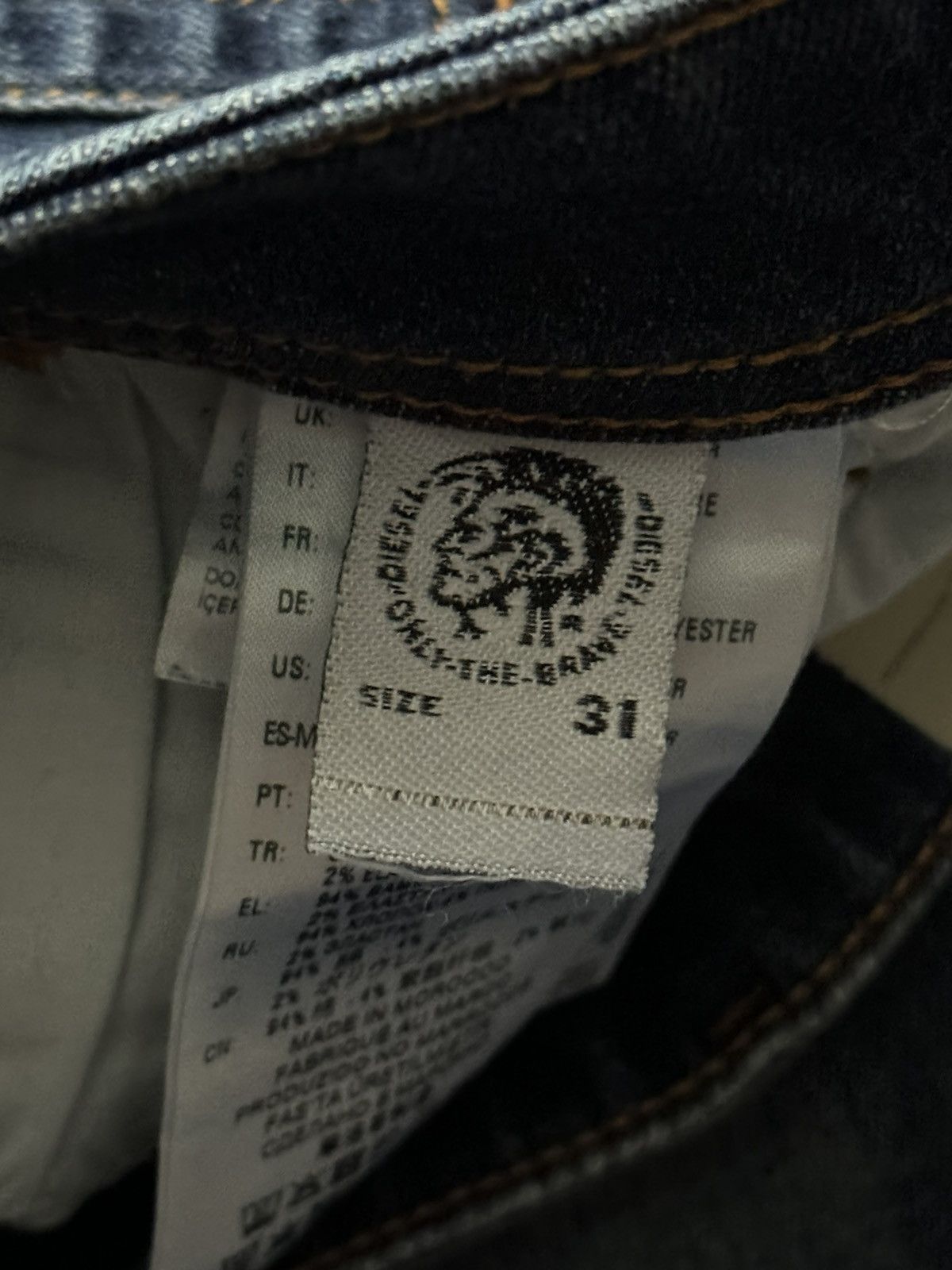 Diesel × Diesel Black Gold Diesel 31/32 sleenker-x slim skinny denim pant trouser Jean Size US 31 - 13 Thumbnail