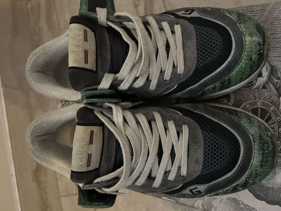 Gucci Gucci Ultrapace Green Tejus Printed Sneakers Size US 7 / EU 40 - 6 Thumbnail