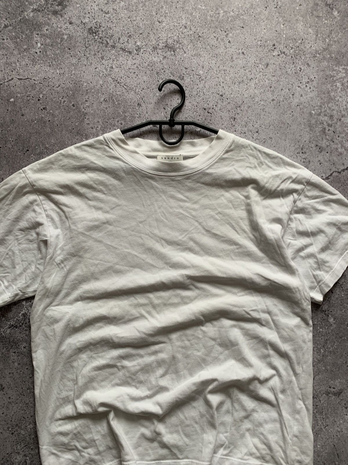 Sandro 🔥SANDRO PARIS CROPPED FIT T-SHIRT Size US M / EU 48-50 / 2 - 3 Thumbnail