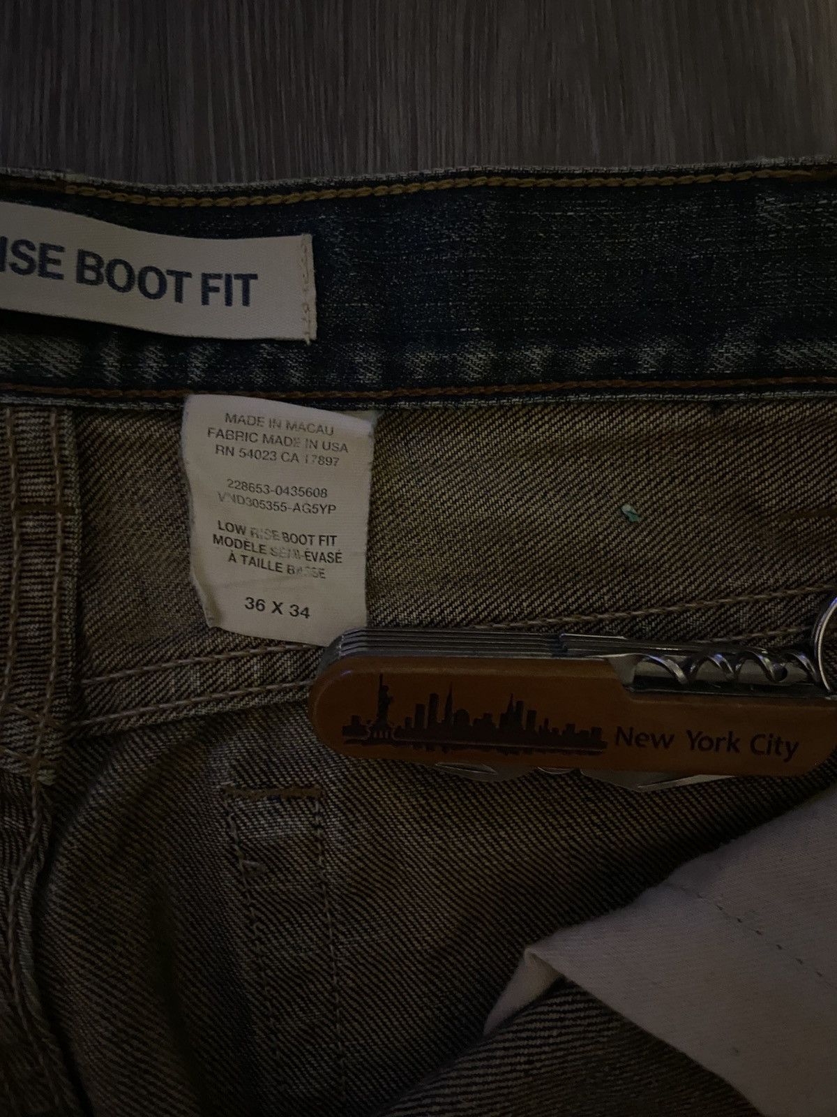 Gap Vintage Dark Wash Flare Gap Jeans Size US 36 / EU 52 - 4 Thumbnail