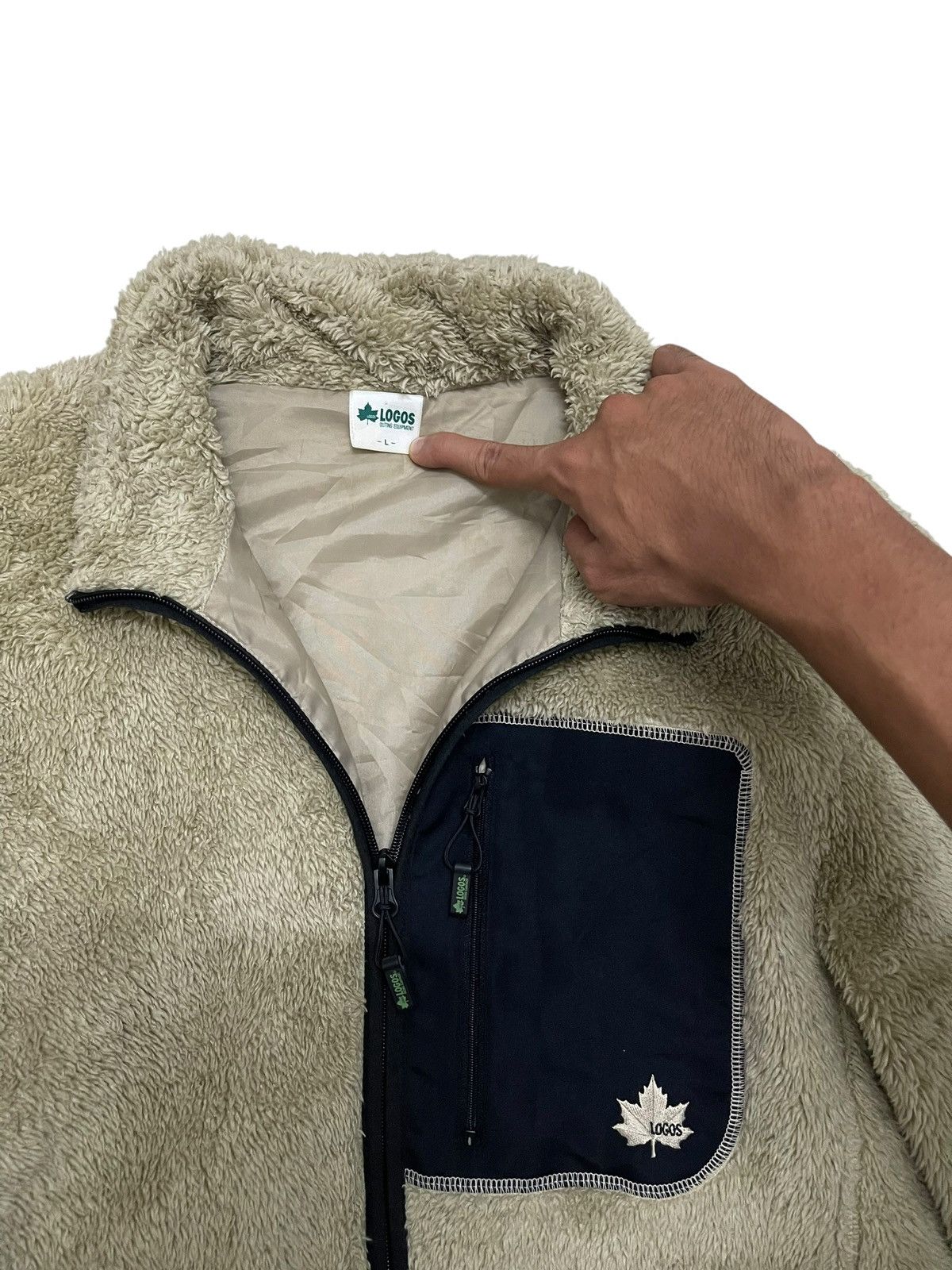 The North Face Logos Outing Equipment Sherpa Fleece Jacket Size US L / EU 52-54 / 3 - 4 Thumbnail