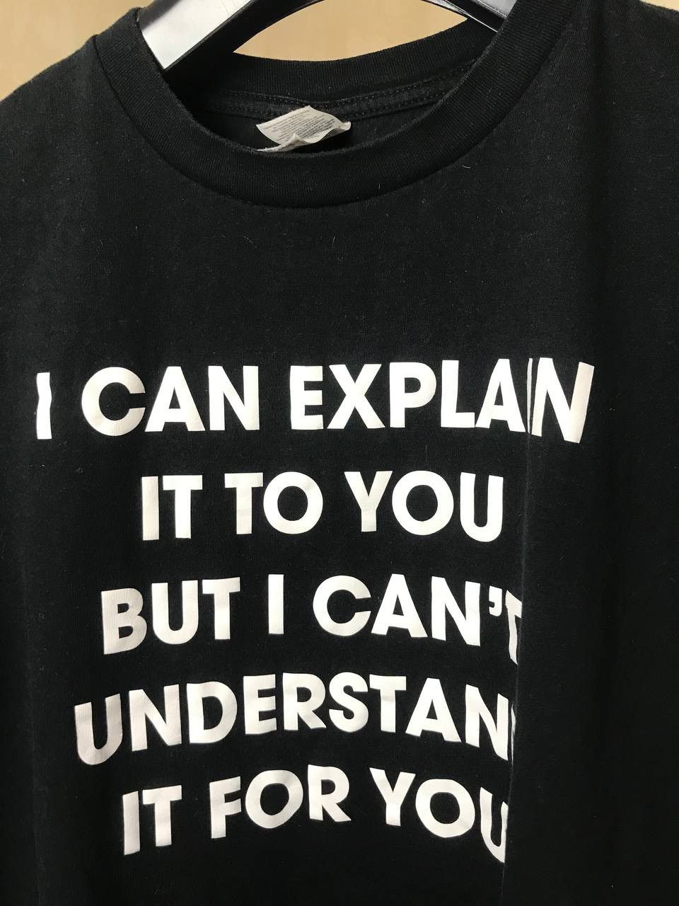 Vintage 🔥 Vintage Funny Humor Idiot Stupid Explain Adult Y2K Shirt Size US L / EU 52-54 / 3 - 7 Thumbnail
