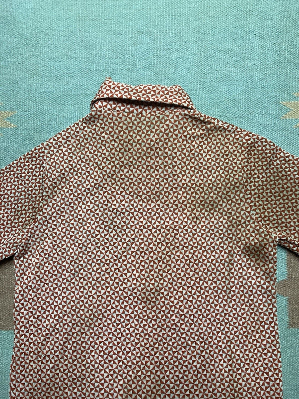 Vintage Vtg 70s button shirt pullover Kmart psychedelic women’s 38 Size S / US 4 / IT 40 - 10 Thumbnail
