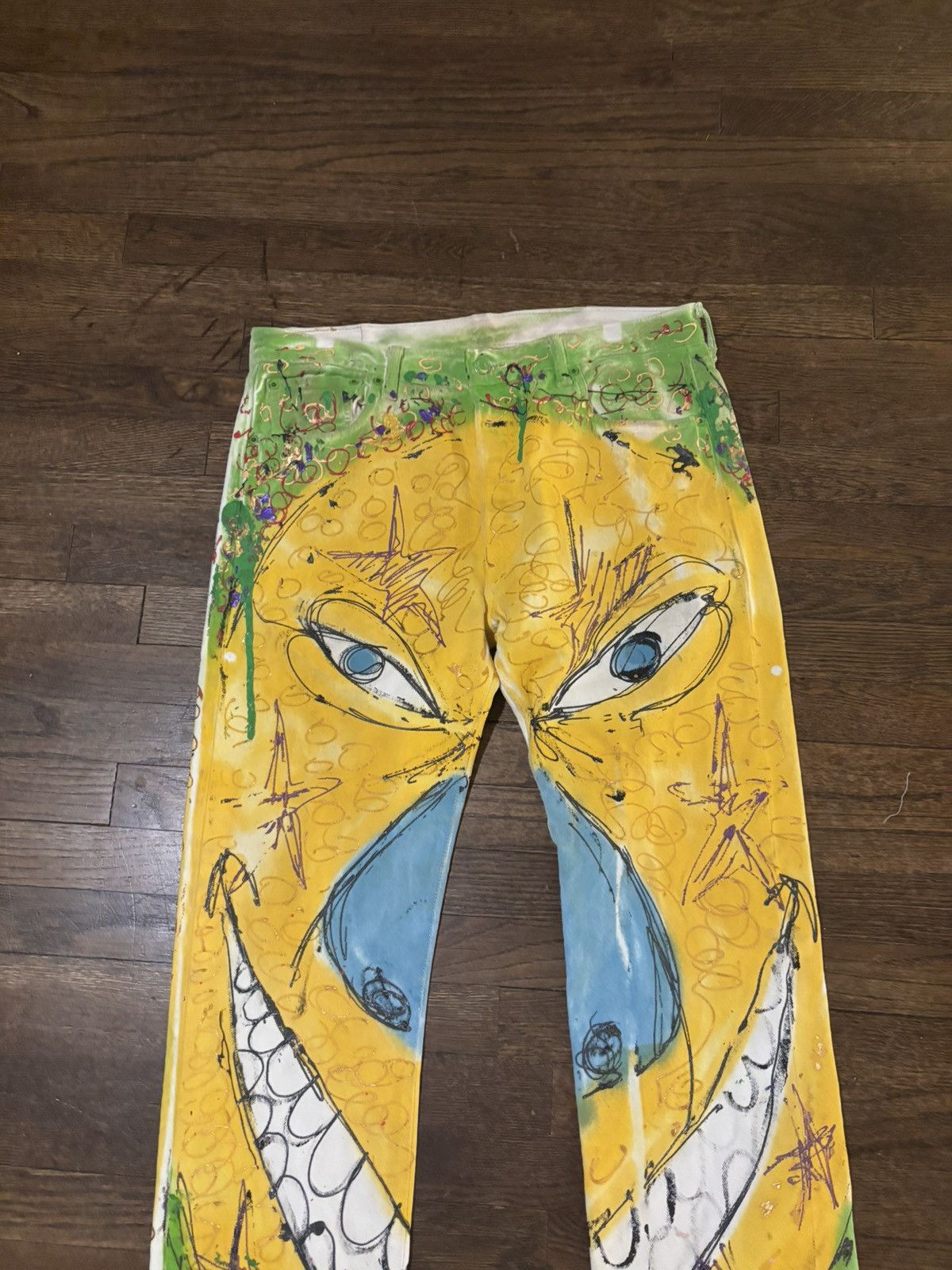 Levi's Nyreearts faces custom Levi’s Size US 34 / EU 50 - 2 Thumbnail