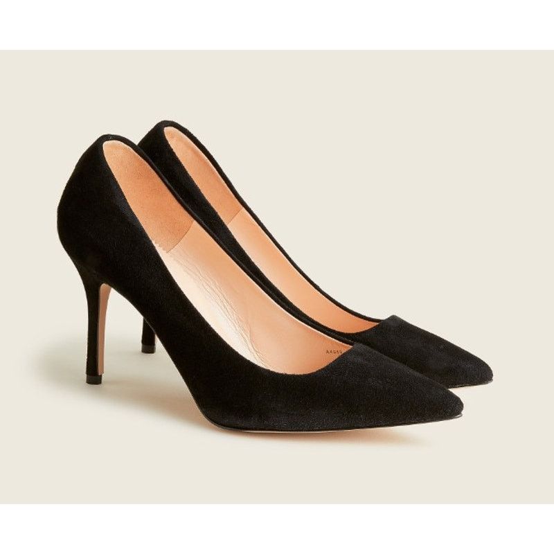 J.Crew EUC J. Crew Made in Italy Elsie Suede Leather Heels Pumps 9 Size US 9 / IT 39 - 1 Thumbnail