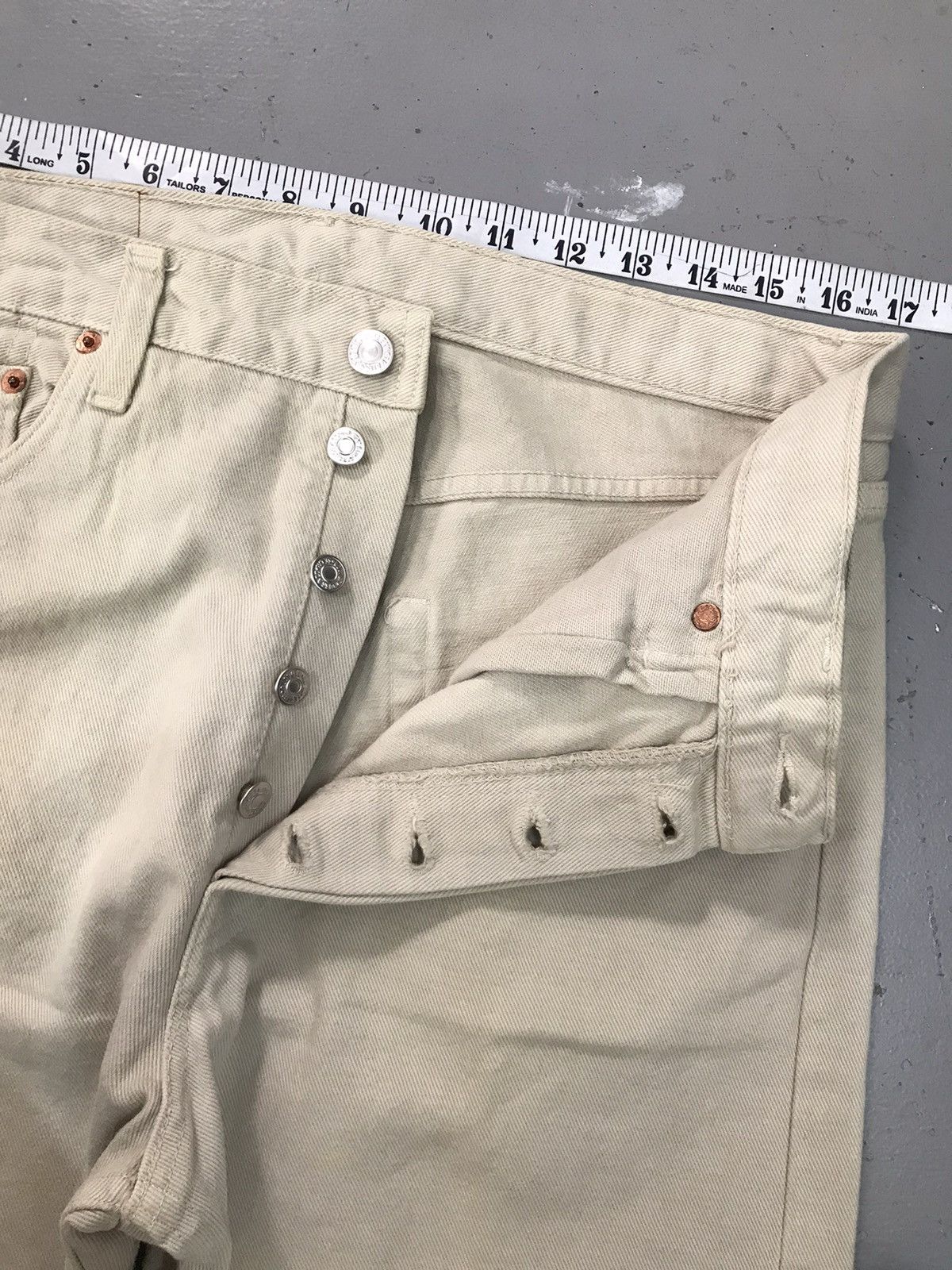 Levi's × Vintage Vintage Levi’s Strauss & co 501 straight denim pant Size US 34 / EU 50 - 6 Thumbnail